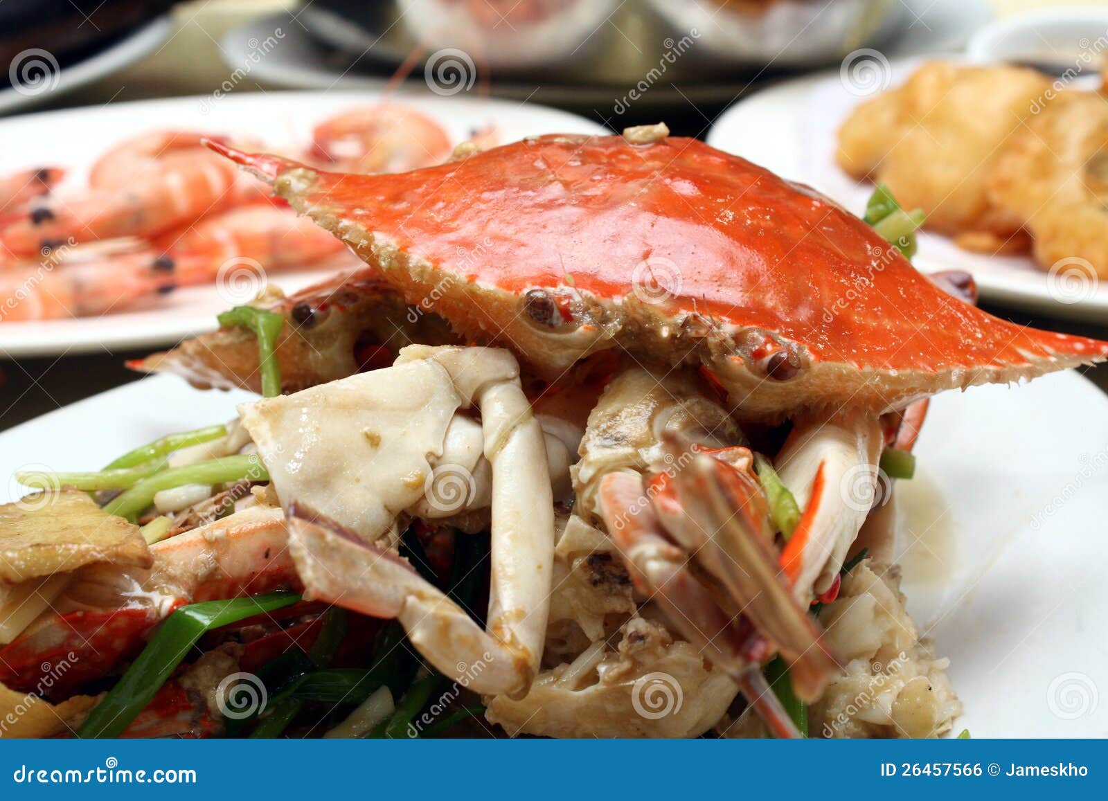 Oriental Delicacy Seafood Meal Stock Photo Image of chinese