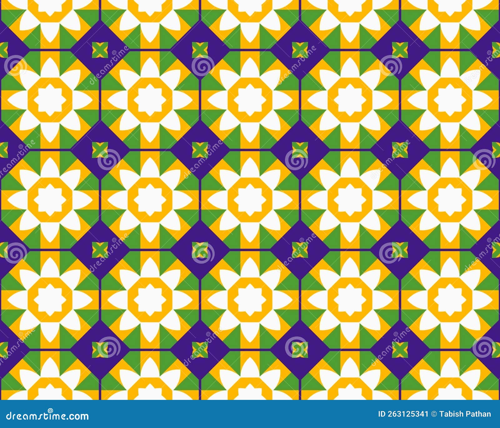 oriental ethnic geometric seamless tile pattern made with various traditional s style 