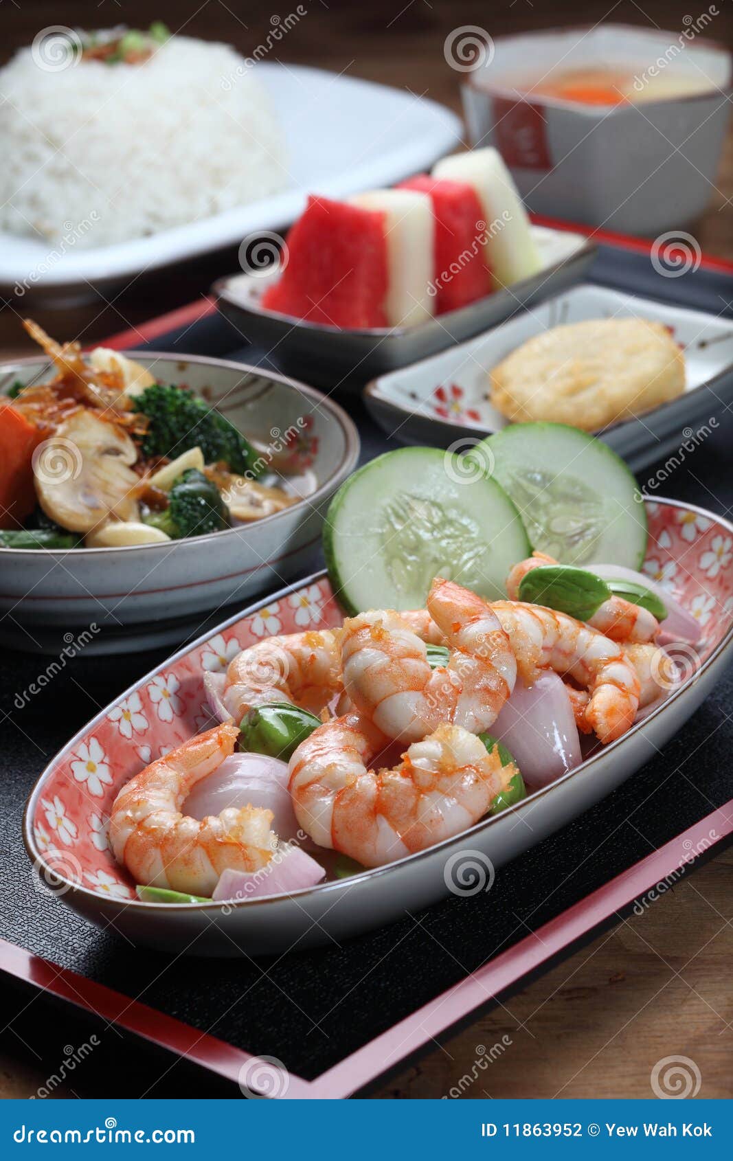 Oriental Food stock photo. Image of fruit, dinner, oriental 11863952