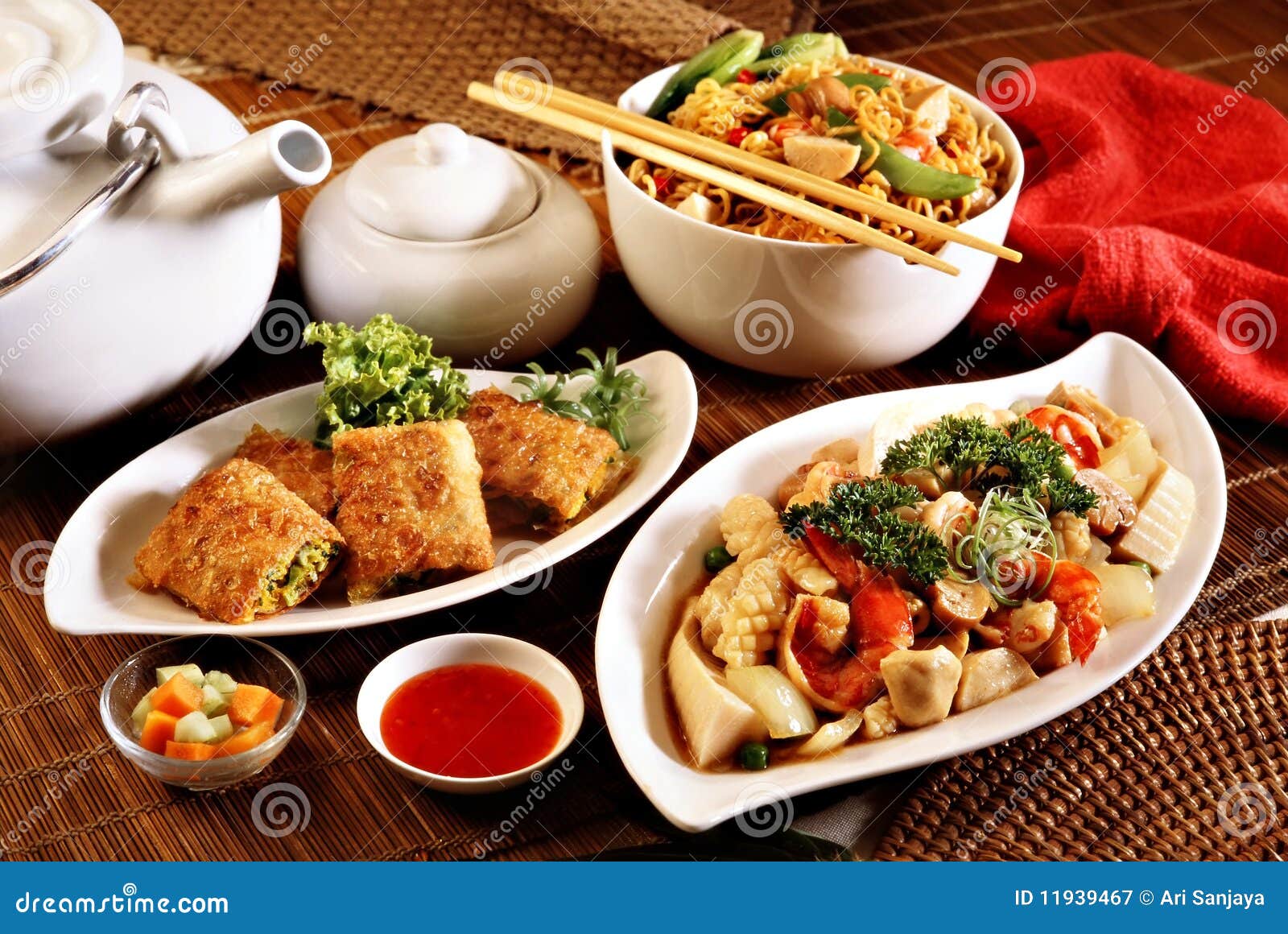 Oriental food stock image. Image of eastern, lunch, meals 11939467