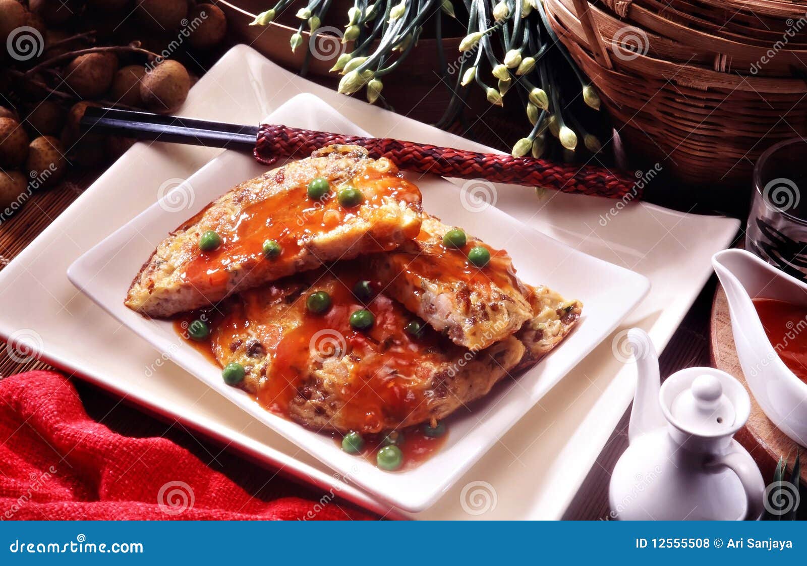 Oriental food stock photo. Image of cuisine, fresh, meals 12555508