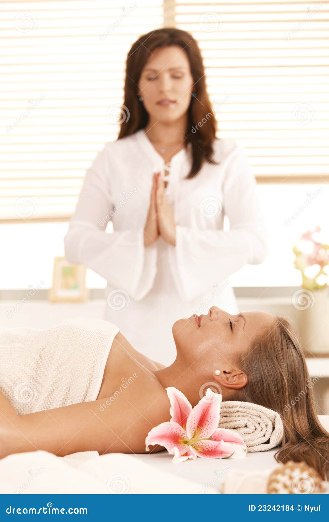 Oriental Massage in Day Spa Stock Photo Image of caucasian, hand