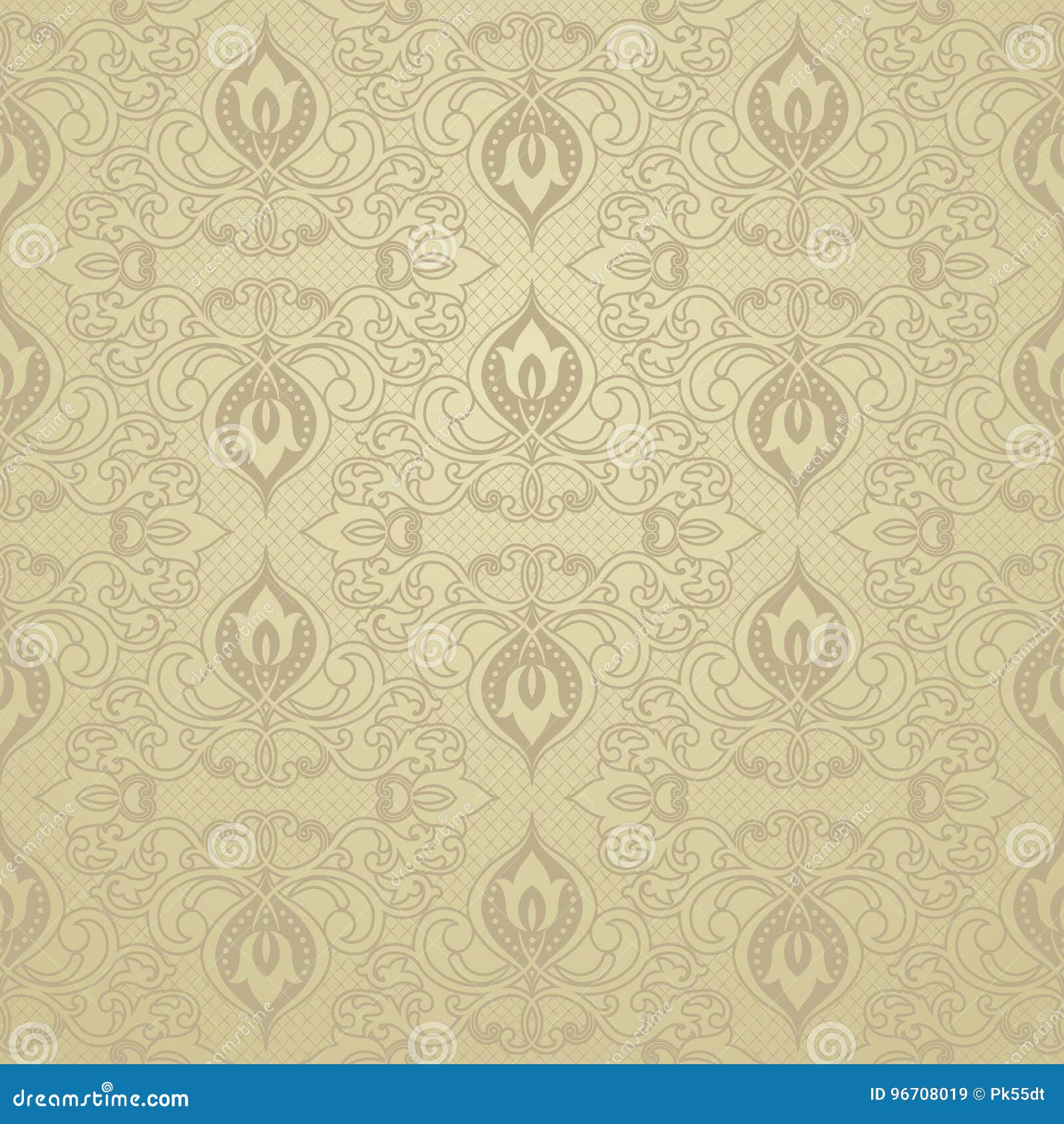 oriental pattern with damask, arabesque and floral s.