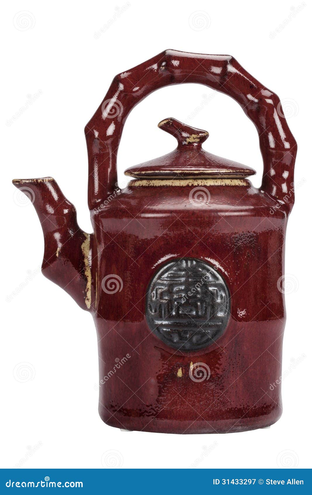Oriental Teapot Isolated stock image. Image of chinese 31433297