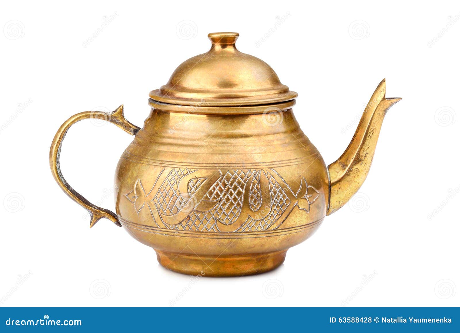 Oriental teapot stock photo. Image of herb, copper, healthy 63588428
