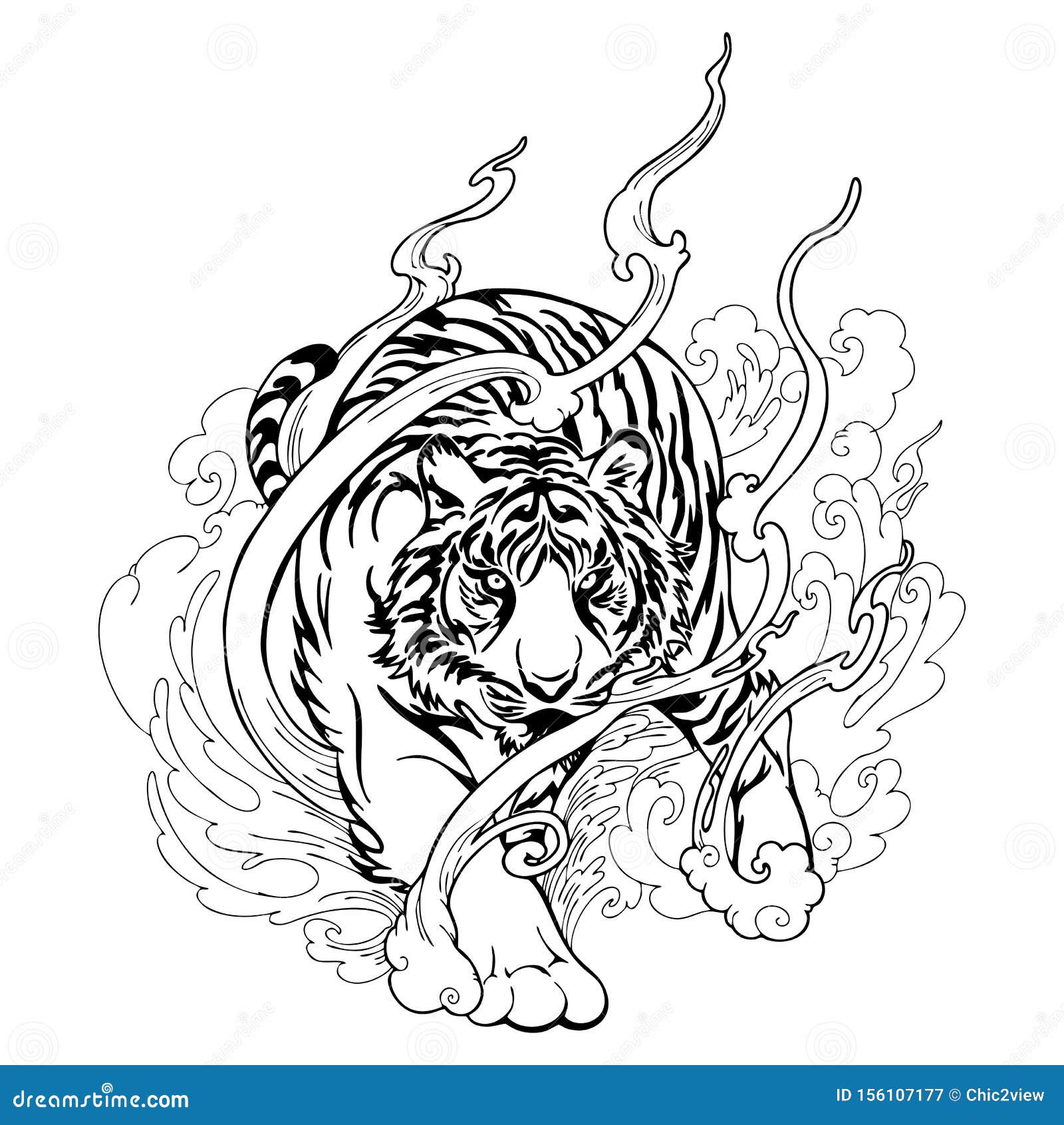 Pin by Joey M on Asia  Asian Arts  Tiger art Tiger painting Japanese  tattoo art