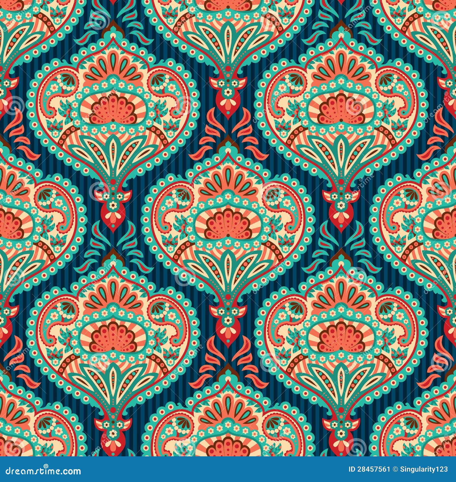  Oriental  Wallpaper Pattern  Stock Image Image 28457561