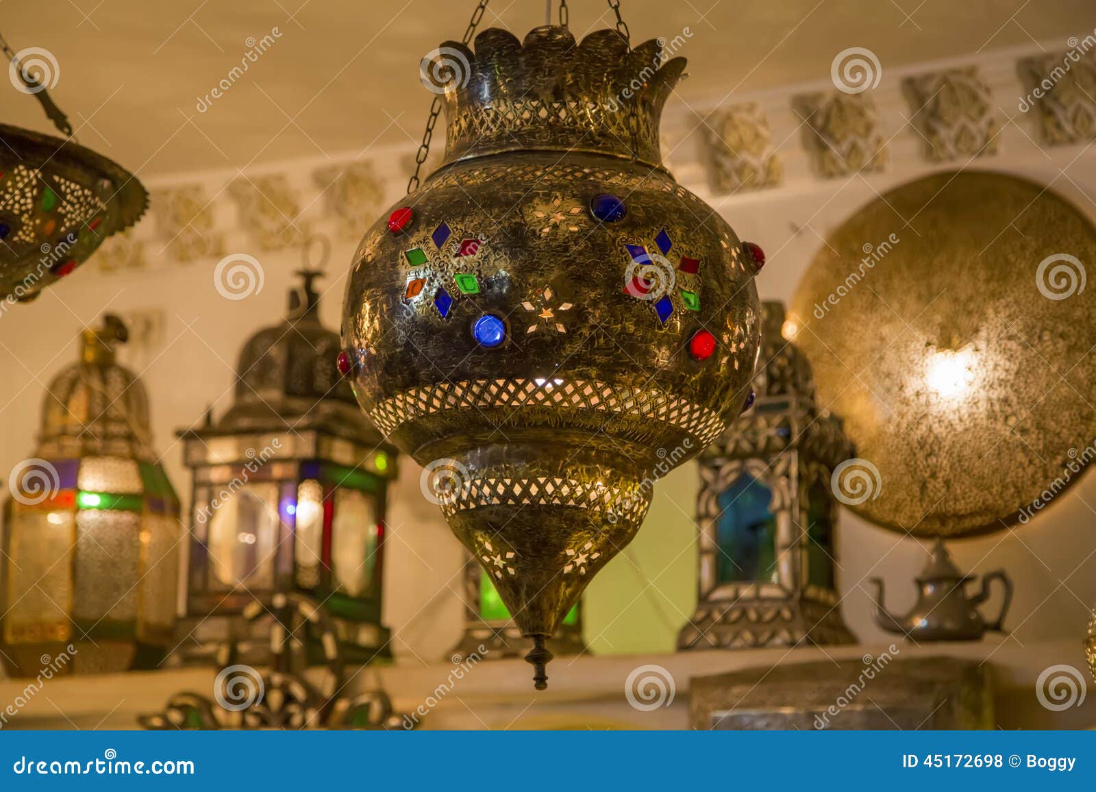 Orientalische Lampen Stockfoto Bild Von Innen Dekoration