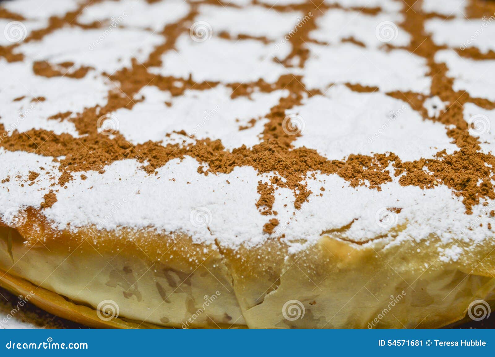 Orientalischer Basbousa Kuchen an Einem Orientalischen Restaurantbuffet ...