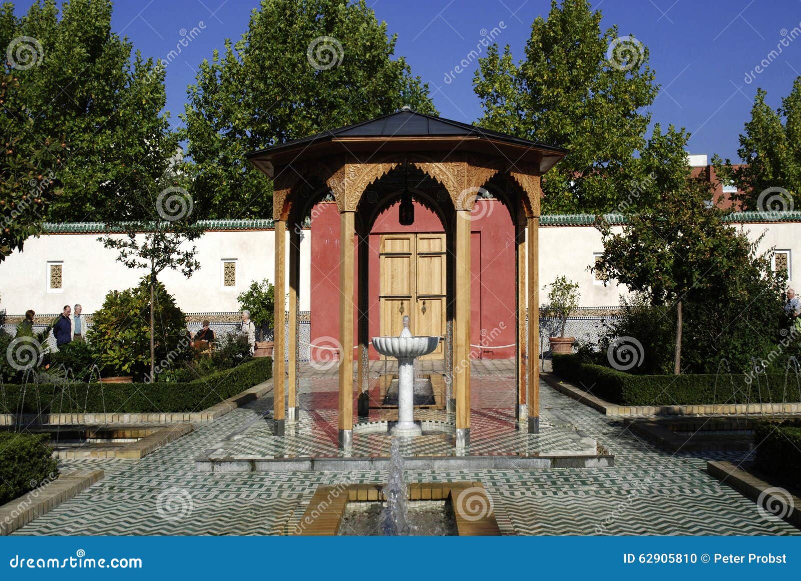 Orientalischer Garten in Berlin Deutschland Redaktionelles Bild