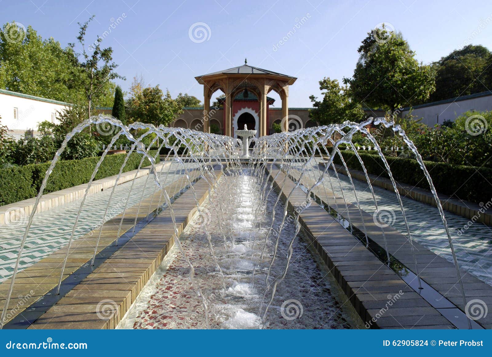 Orientalischer Garten In Berlin Deutschland Redaktionelles Stockbild