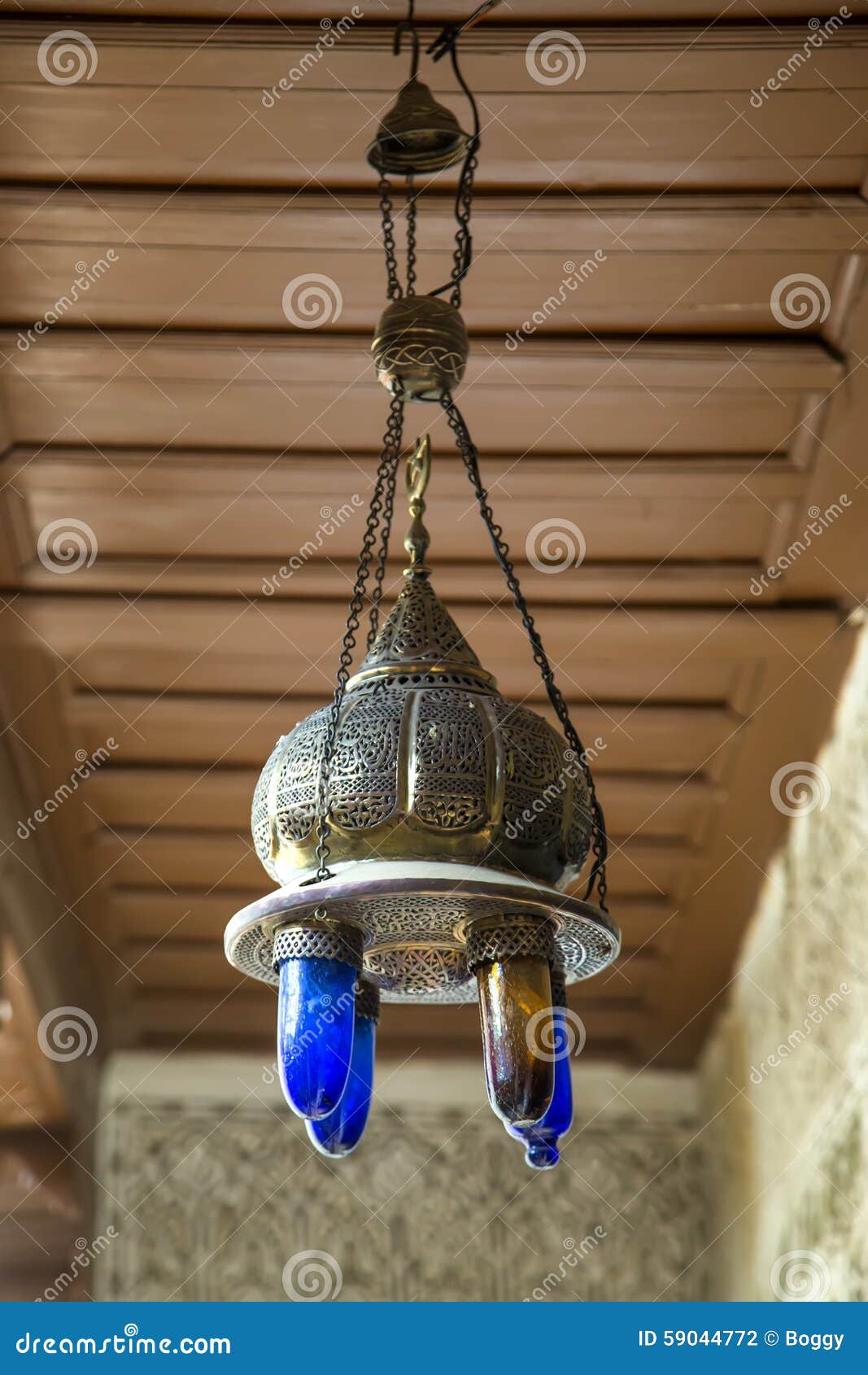 Orientalisk Lampa I Marrakesh, Marocko Arkivfoto Bild av