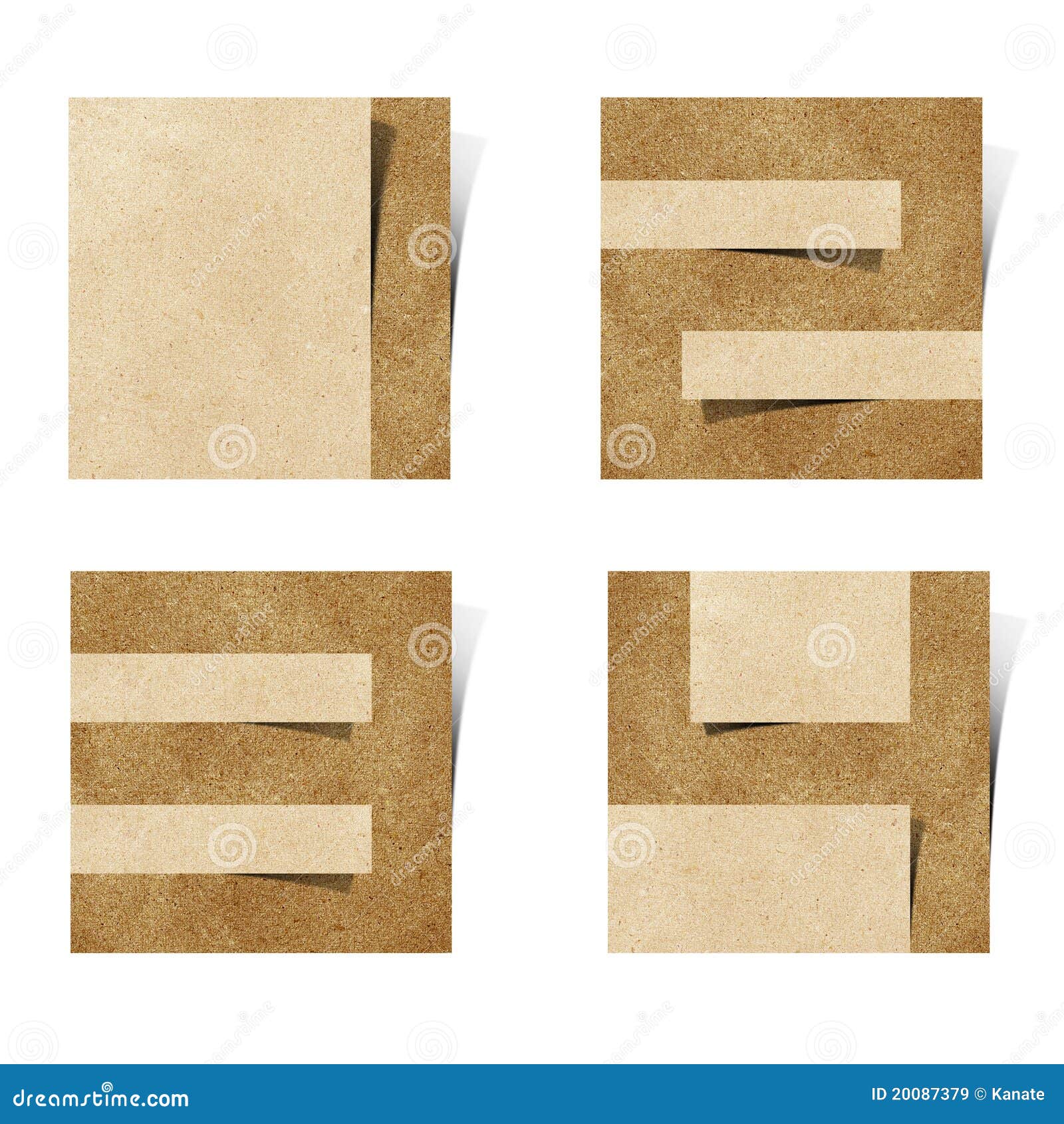 Origami Alphabet Letters Recycled Paper Stock Image Image of memory