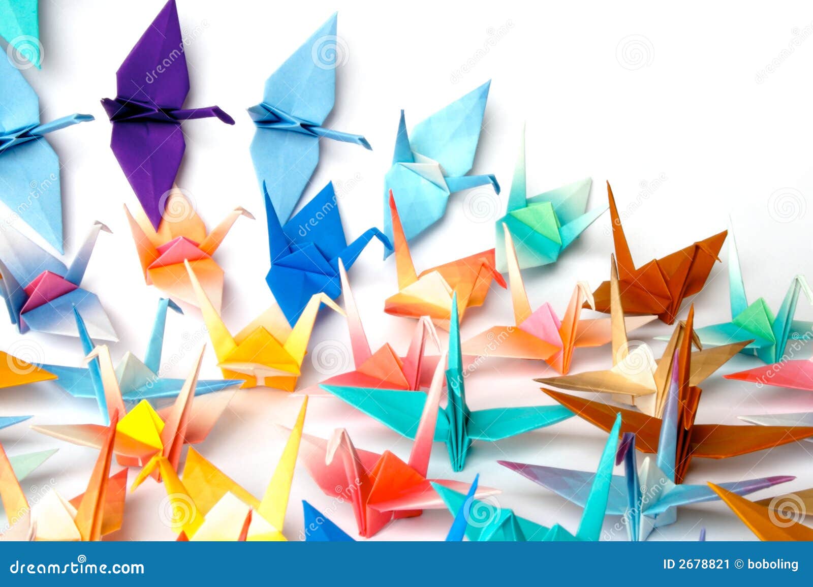 Origami birds stock image. Image of folding, craft, bird - 2678821