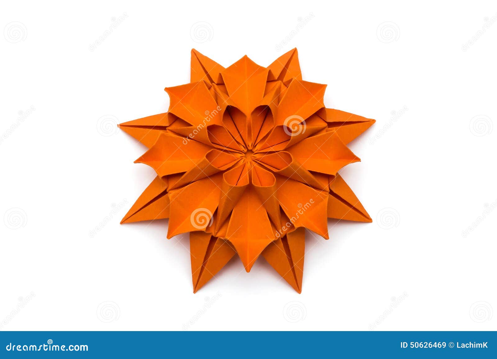 origami dahlia flower