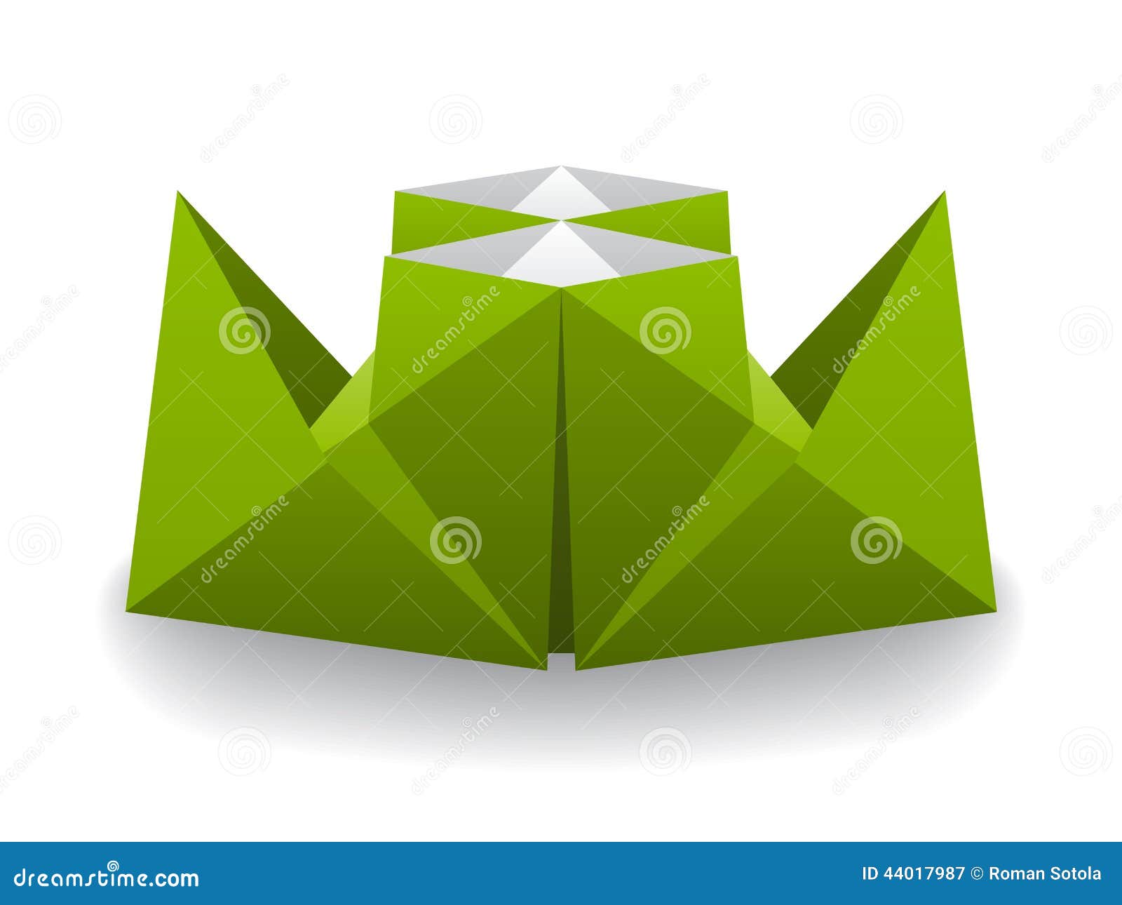 Origami paper steam boat stock vector. Illustration of navigation
