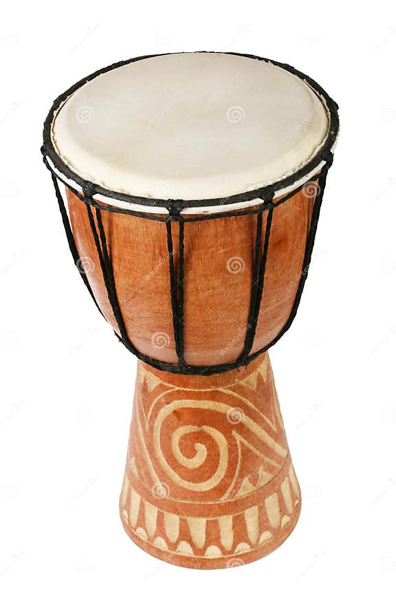 Original African Djembe Drum Stock Image Image of instrument, drum