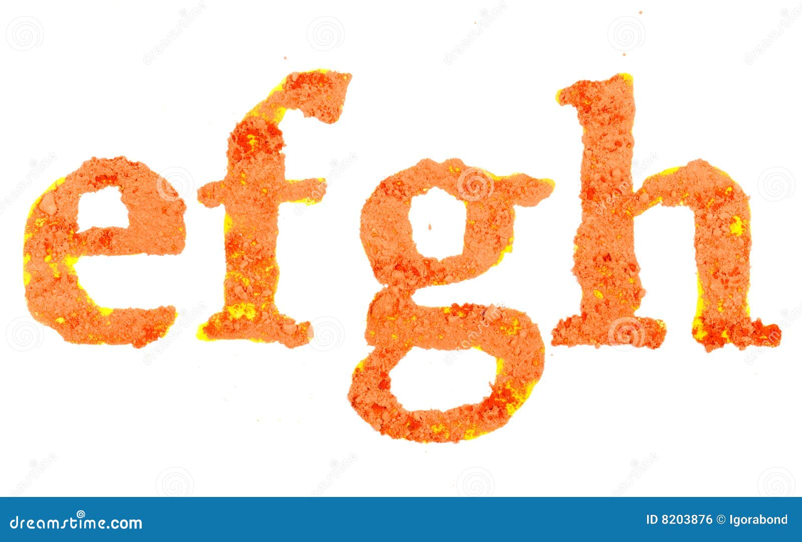 Original Alphabet Picture. Image: 8203876
