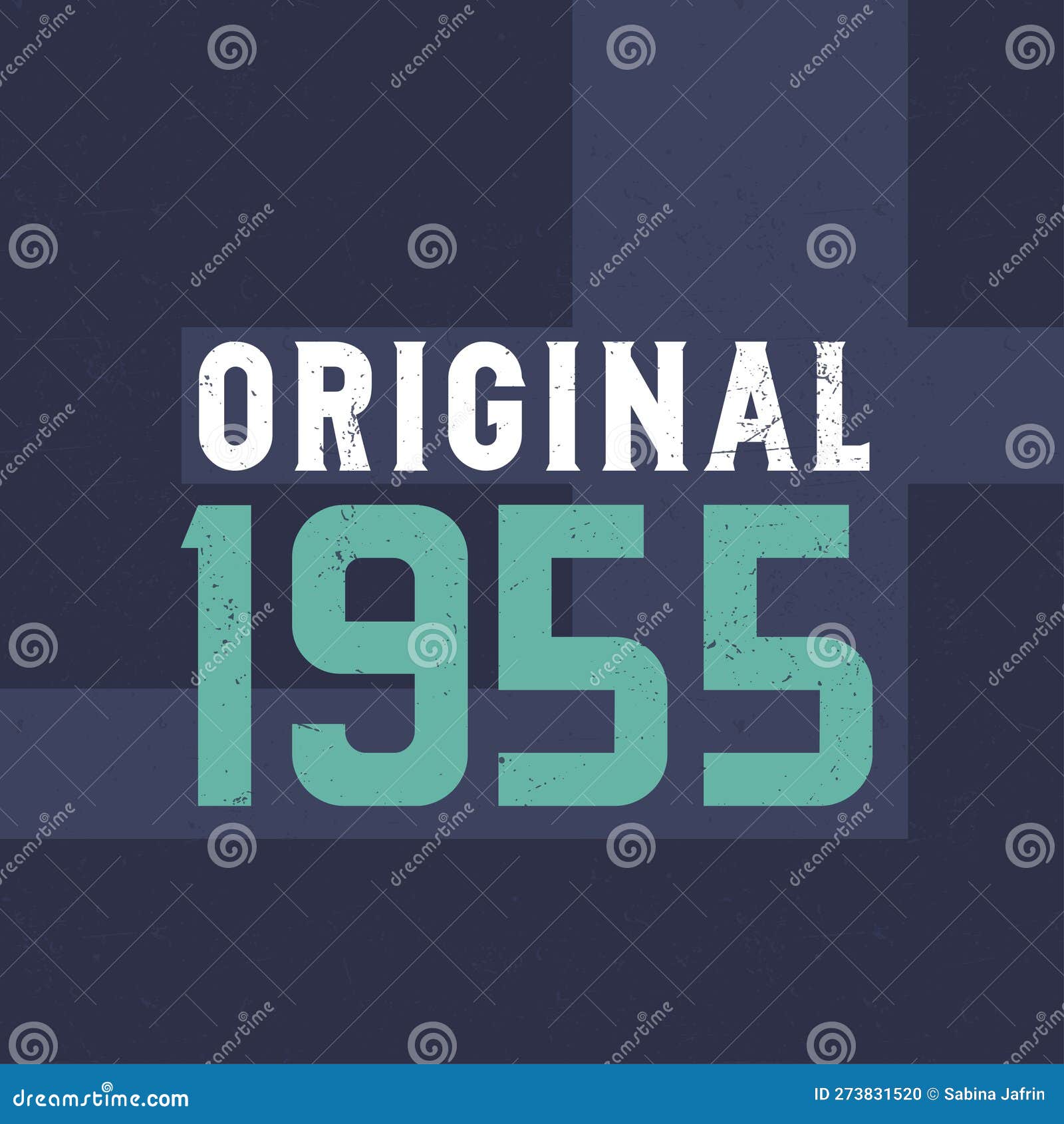 Original 1955. Birthday Celebration For Those Born In The Year 1955