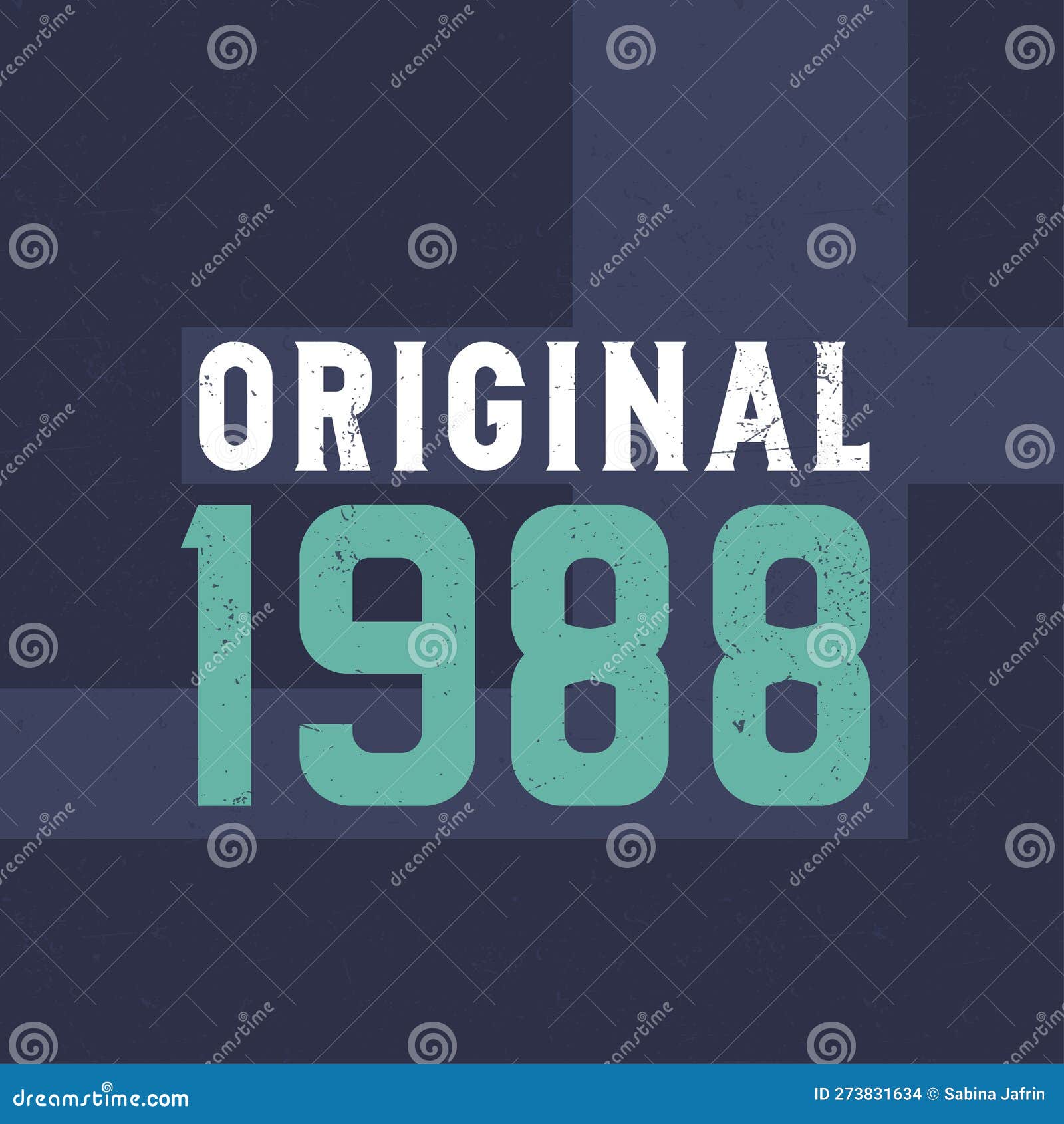 1988 Year College Font Vector Illustration 107160358