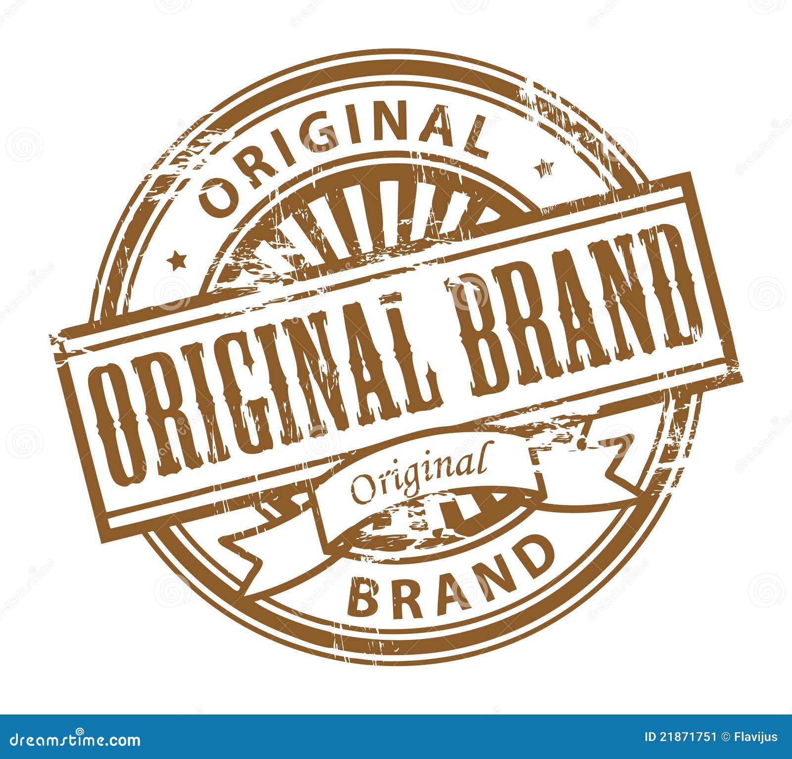 Original Brand Stamp On White Cartoon Vector | CartoonDealer.com #142259101