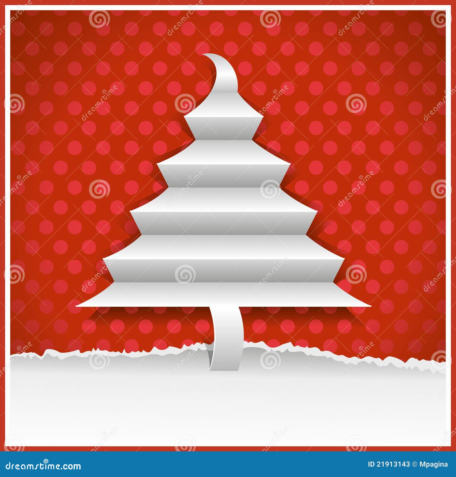 Original christmas card stock vector. Image of modern 