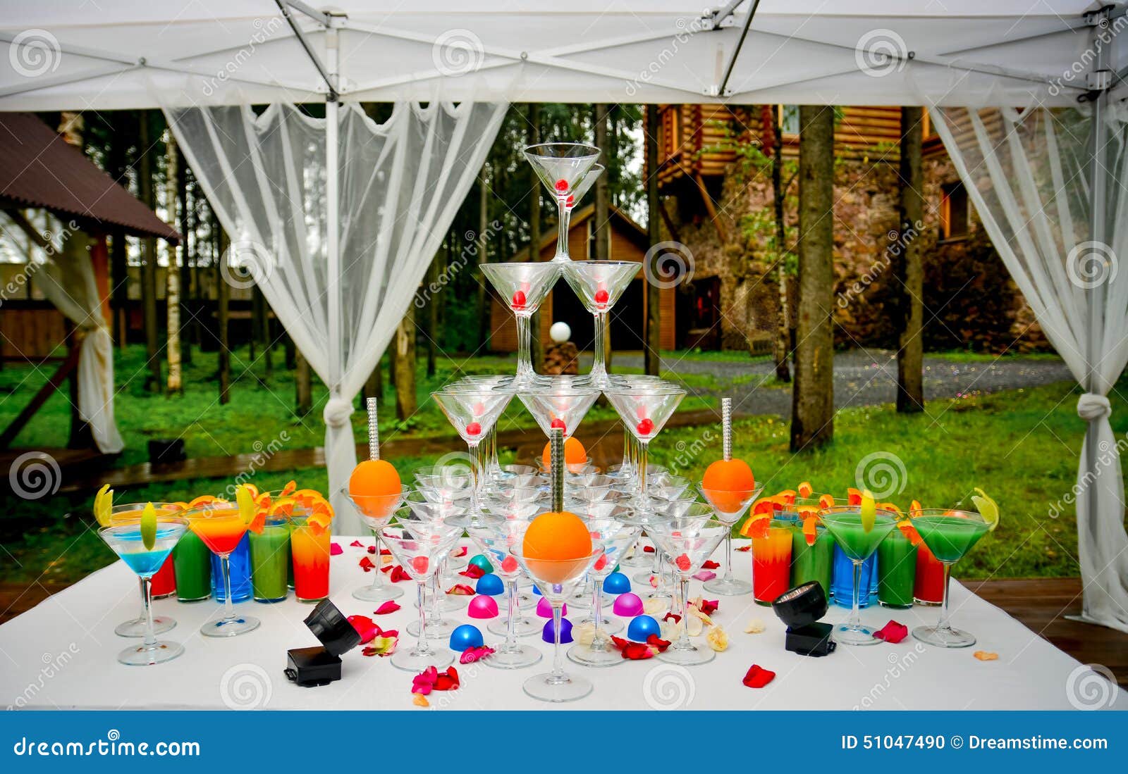 Original Cocktail Table Stock Photo Image Of Berry Table