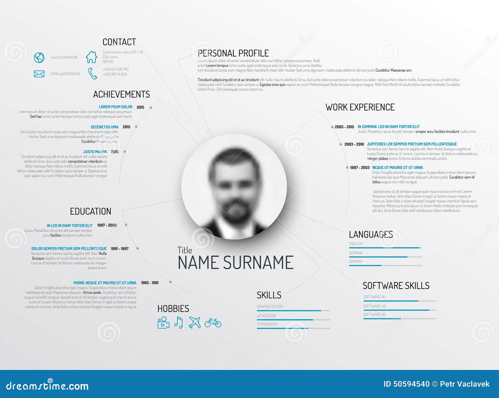 original cv / resume template