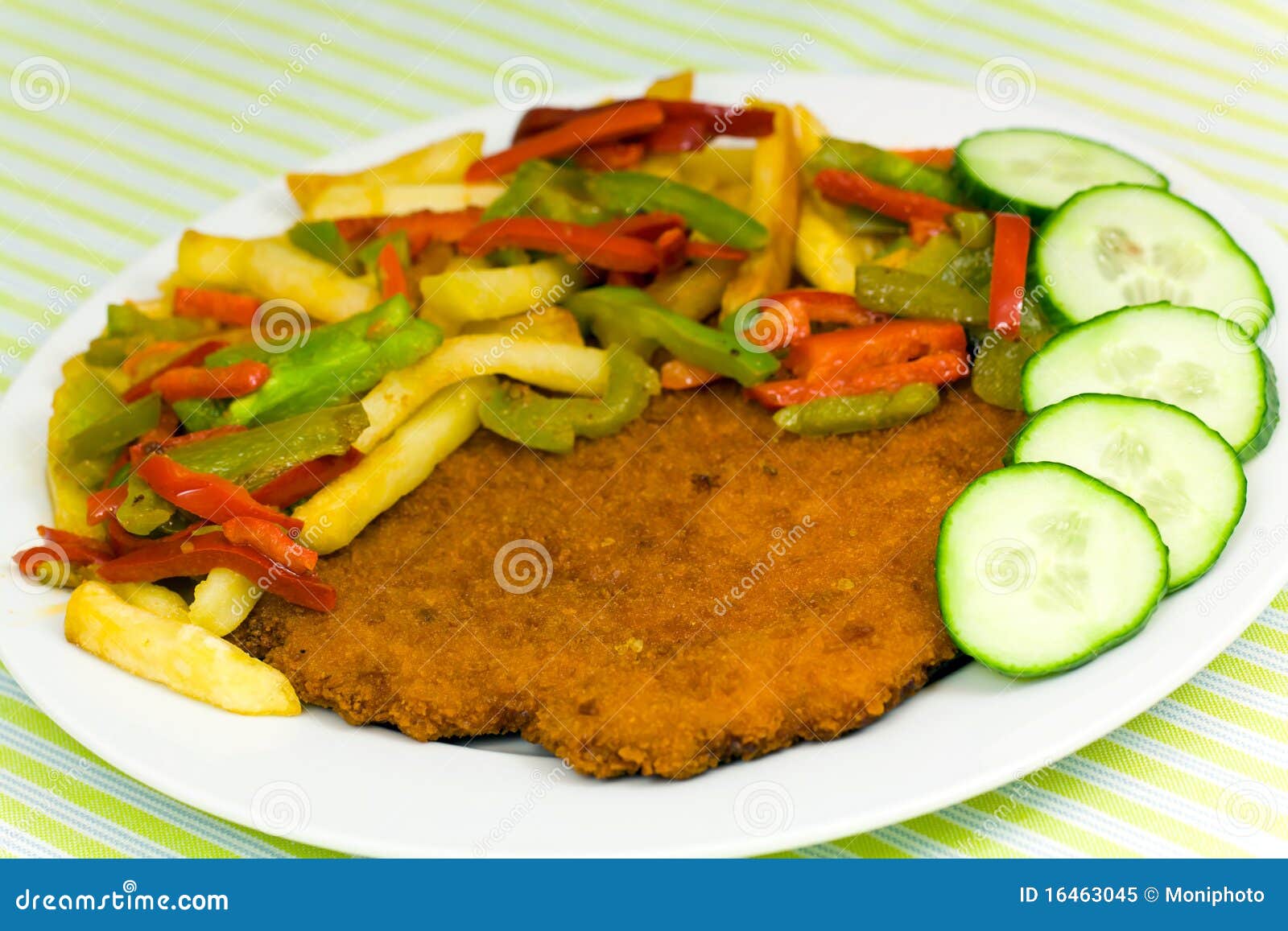 Original Fried Breaded Veal Viennese (could Be Eit Stock Image Image of multi, deep 16463045