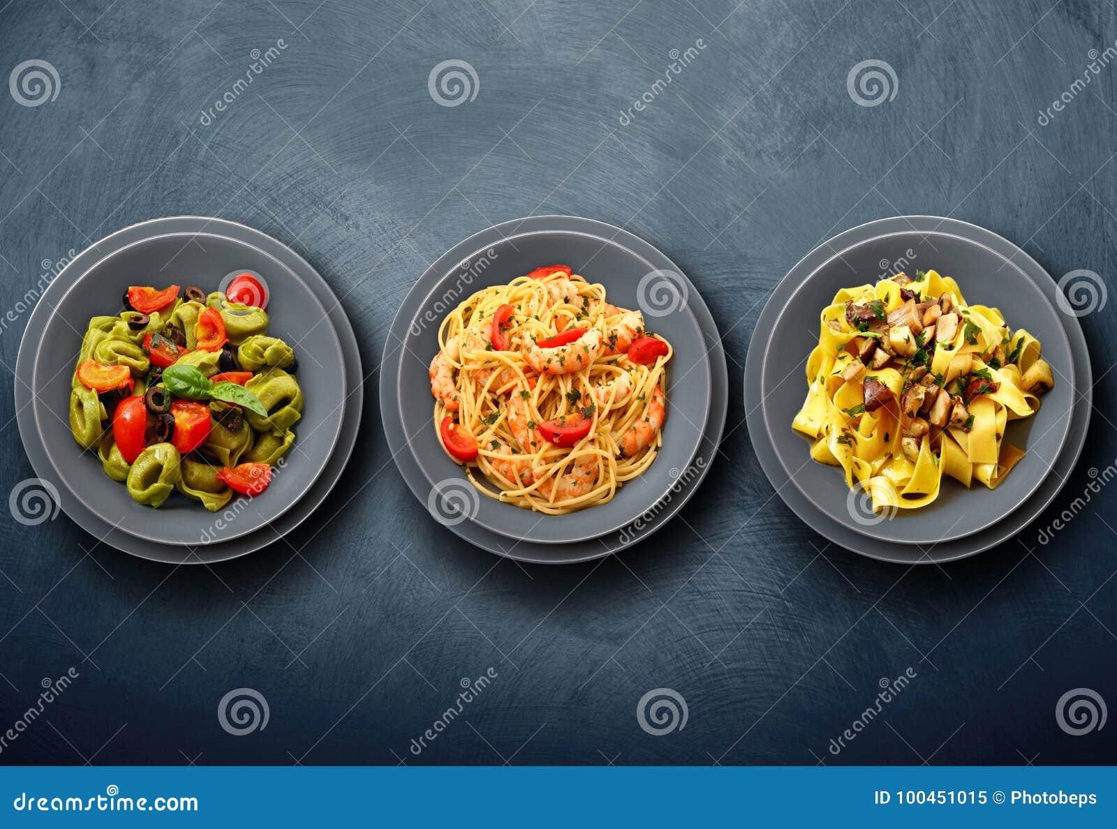 Italian Pasta on Wall Background Stock Image - Image of cluster