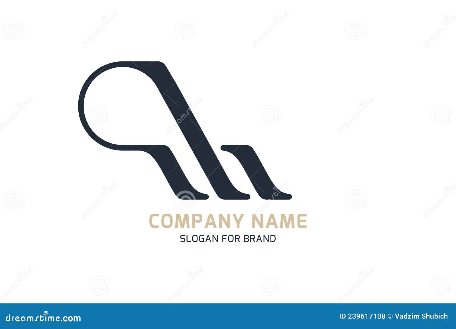 Original Letter M for Creative Logo Design. Vector Sign for a Company ...