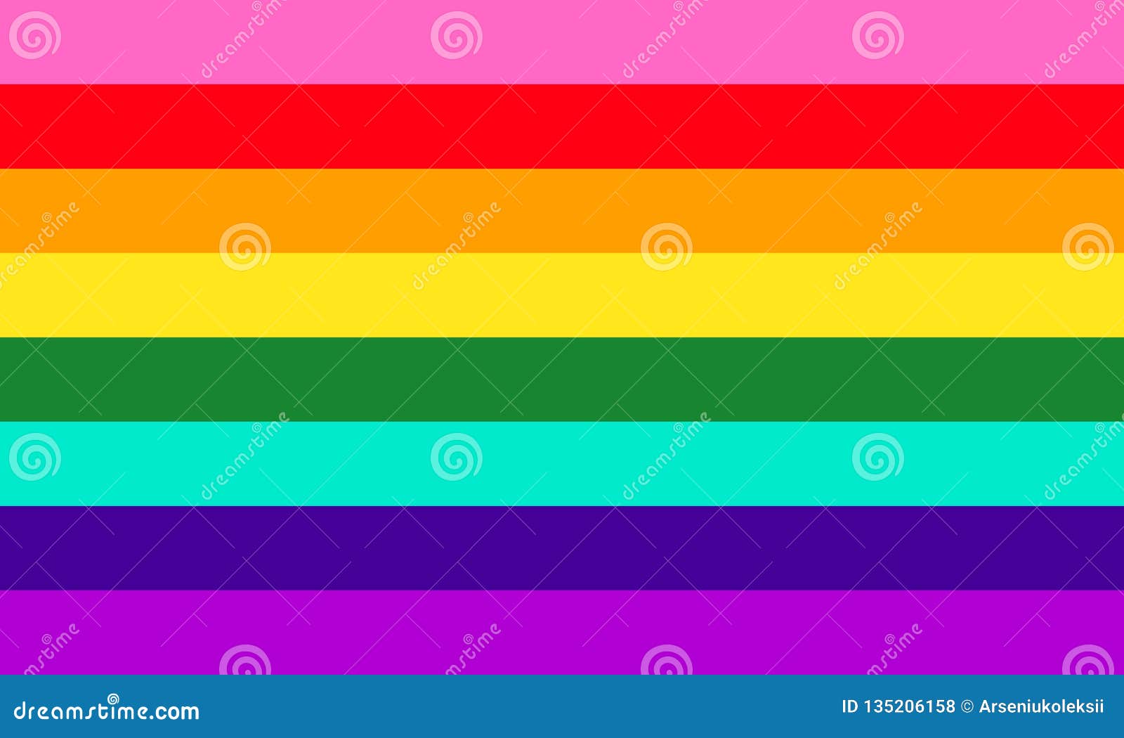 original lgbt pride eight colors rainbow flag