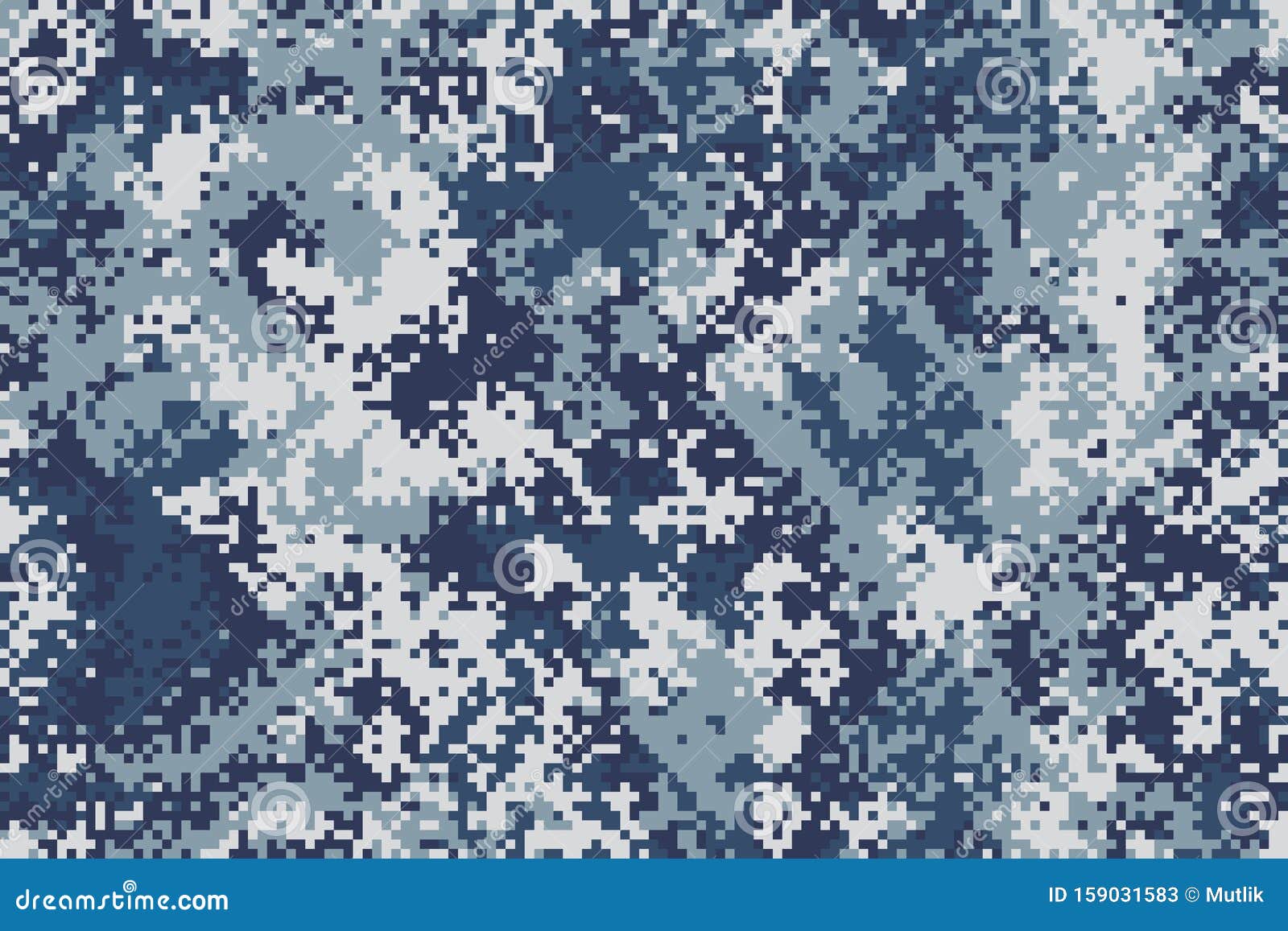 Original Pixel Seamless Marine Army Camouflage for Your Design Stock ...