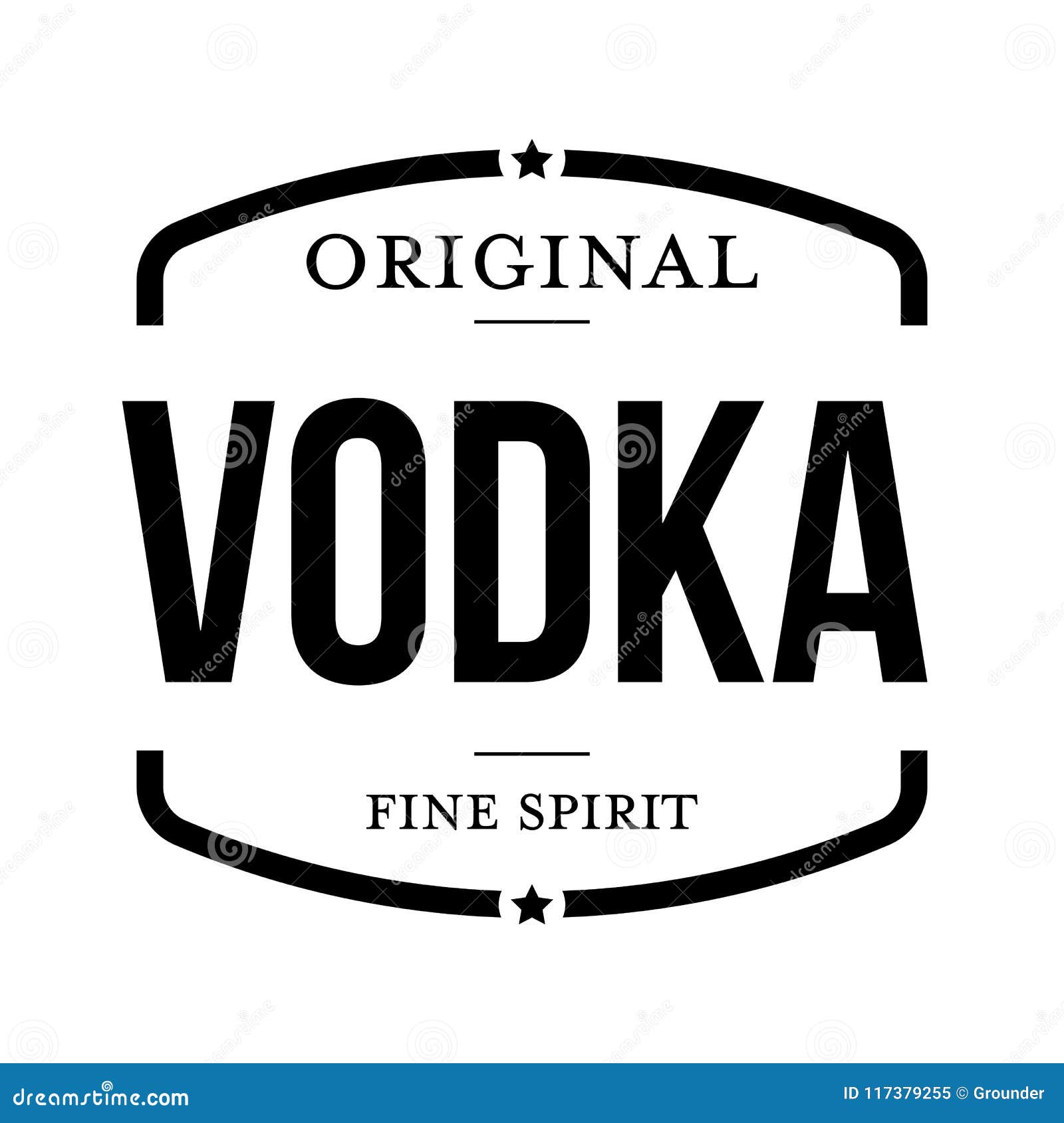 Original Vodka Vintage Stamp Stock Vector Illustration of stamps
