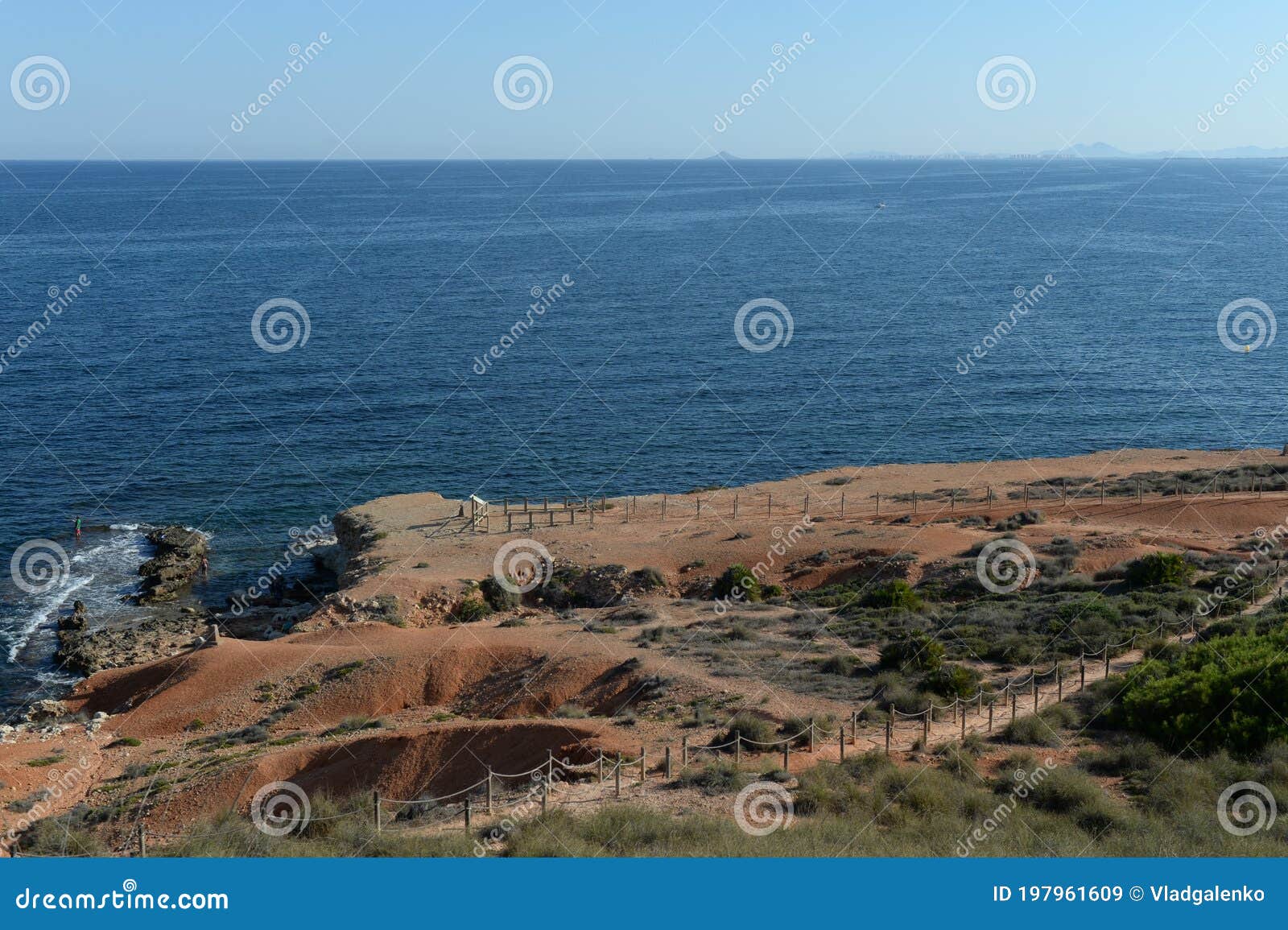 paraje aguamarina park on the costa blanca in orihuela. spain