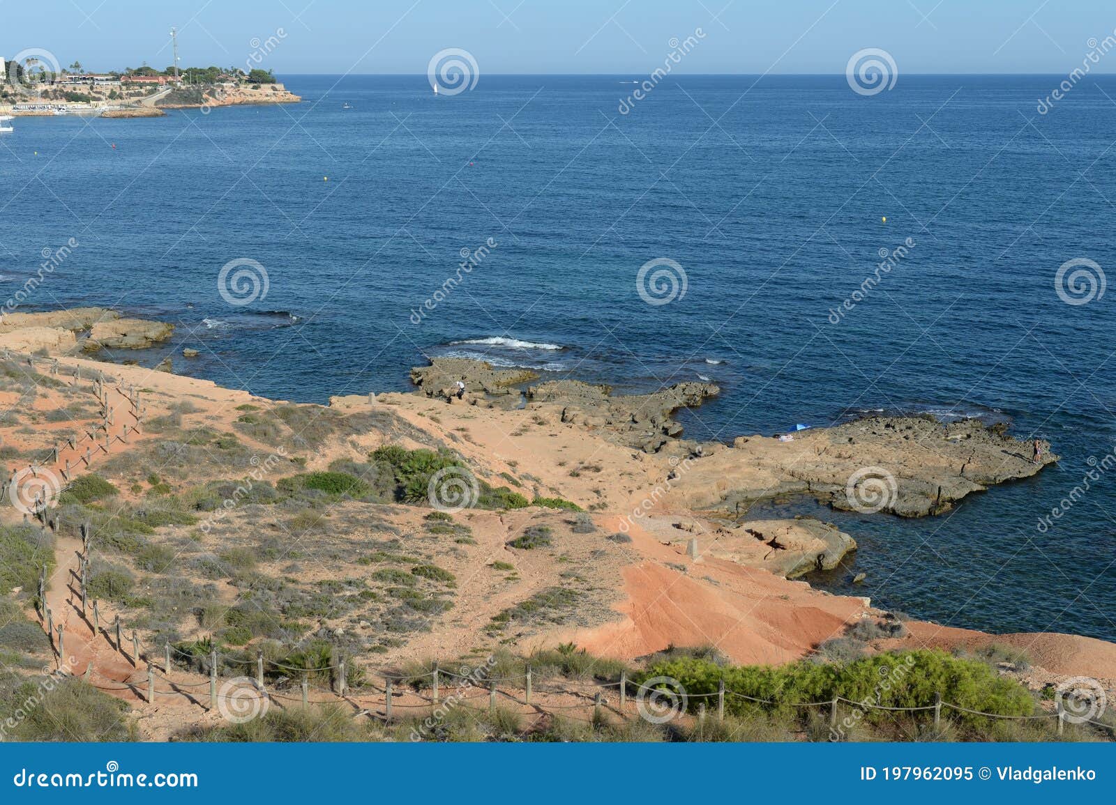 paraje aguamarina park on the costa blanca in orihuela. spain