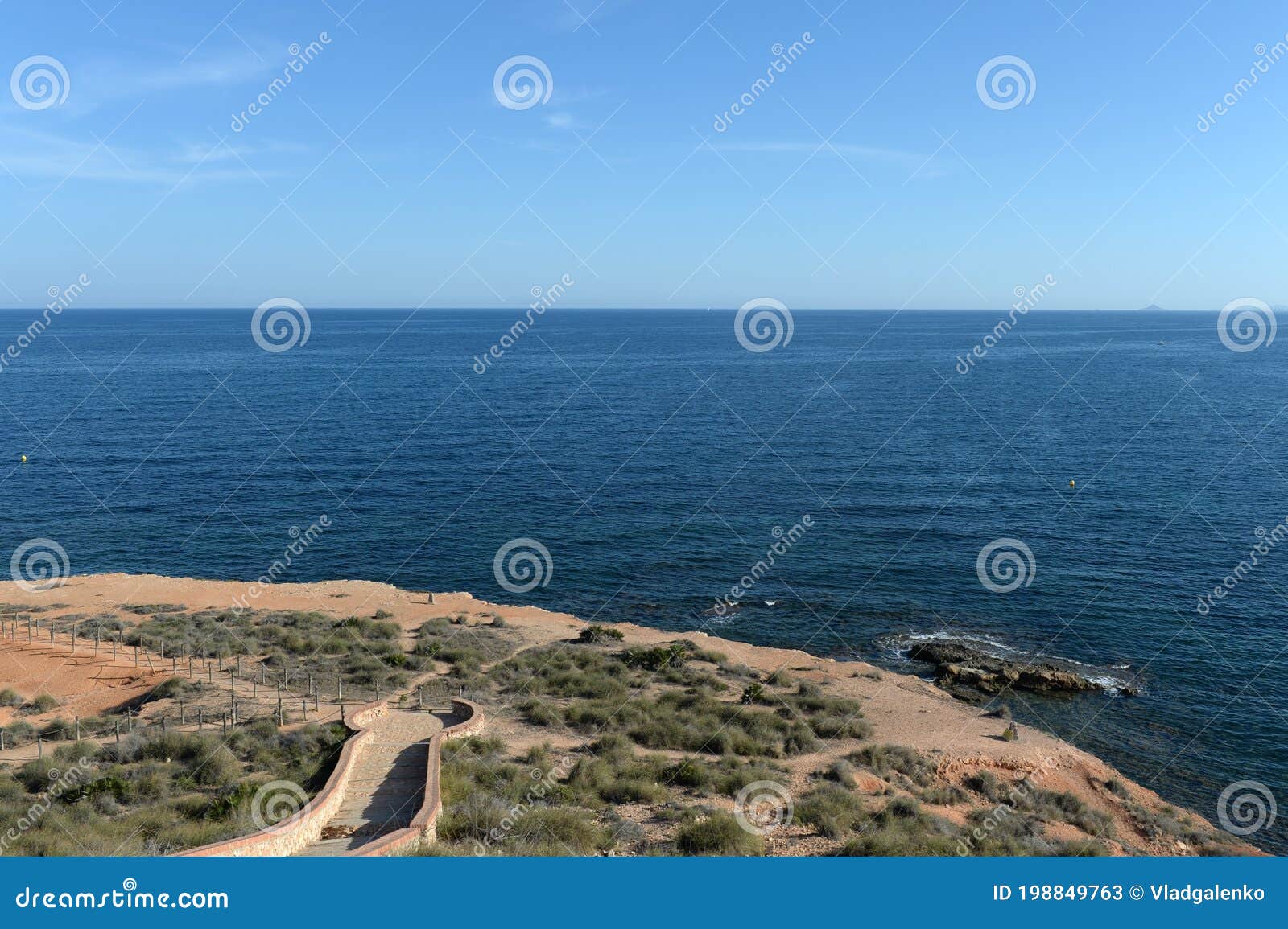 paraje aguamarina park on the costa blanca in orihuela. spain