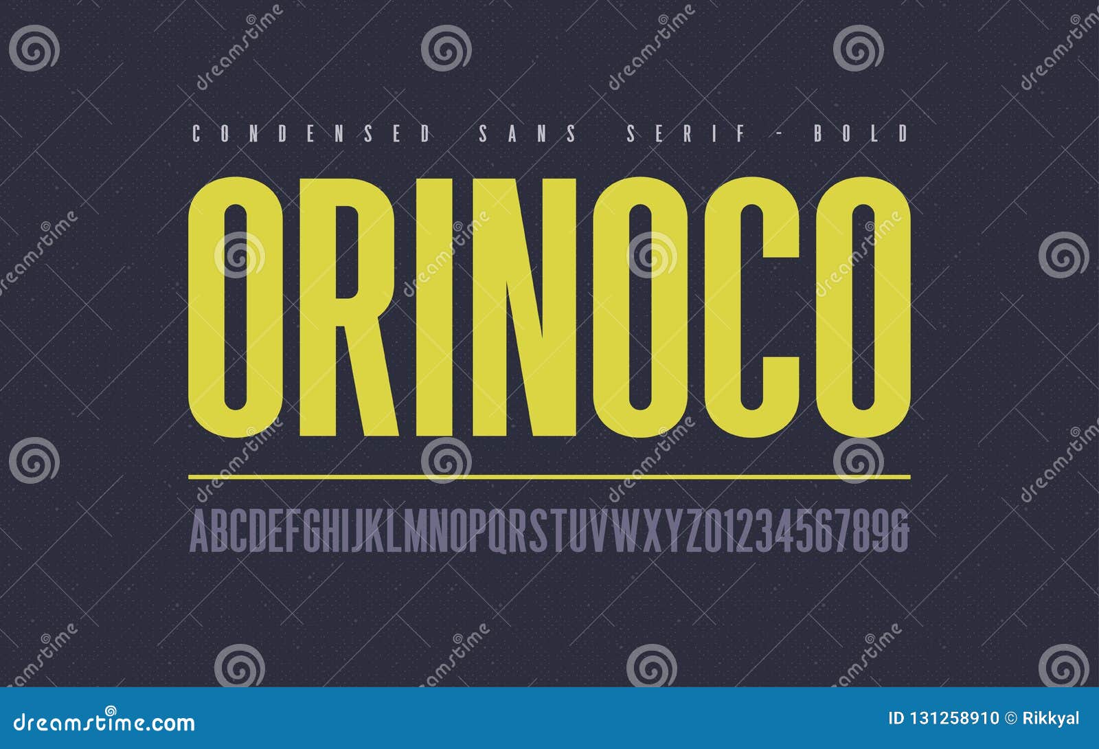orinoko condensed bold san serif  font, alphabet, typeface,