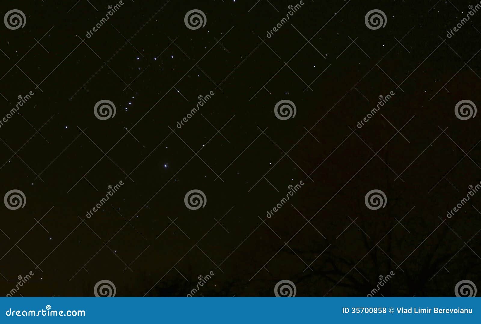 Night sky Orion Belt stock photo. Image of constellations 35700858