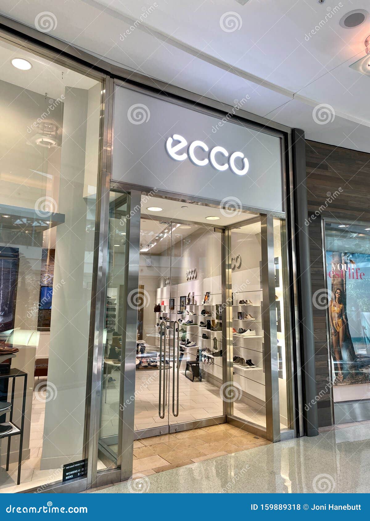 Refrein pond Correlaat An Ecco Retail Store in an Indoor Mall Editorial Stock Photo - Image of  business, interior: 159889318
