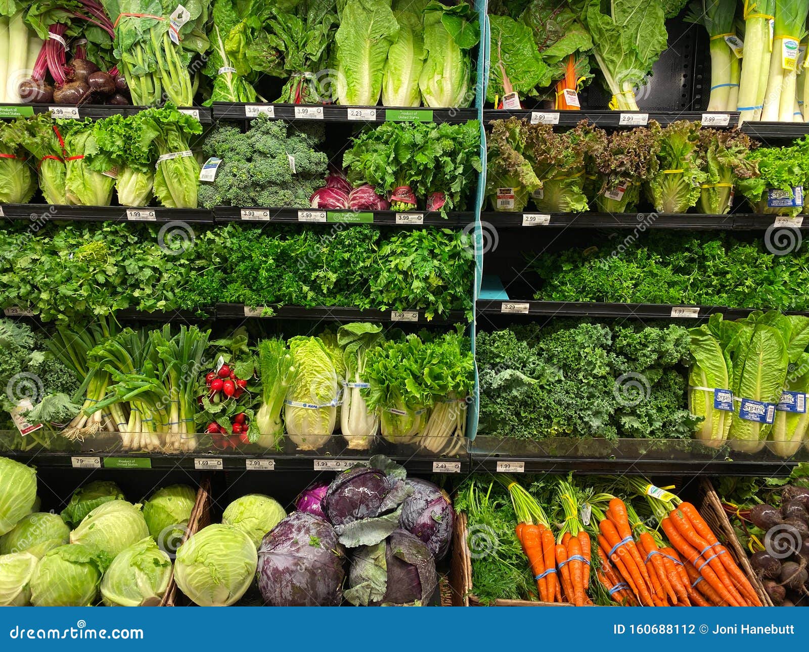 The Fresh Produce Aisle of a Grocery Store with Colorful Fresh Fruits and  Vegetables Editorial Photography - Image of abundance, cucumber: 160688112