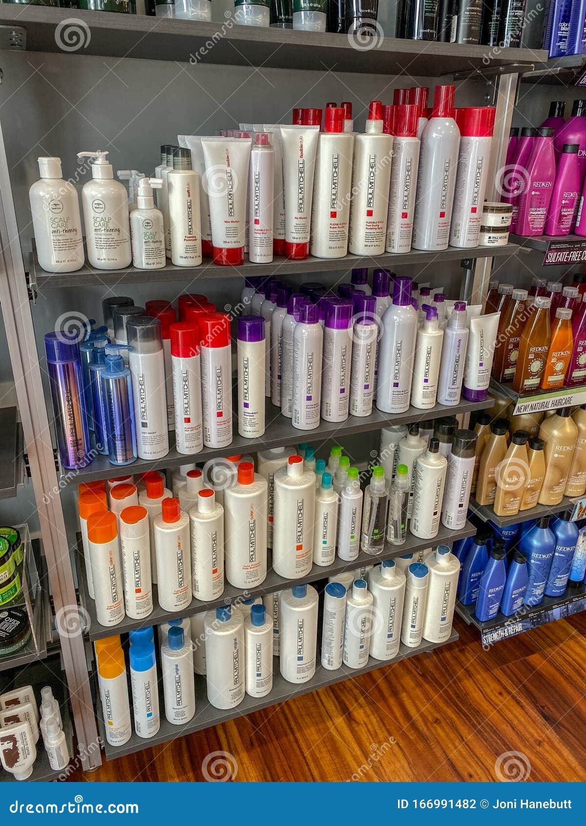 Shelves of Paul Mitchell Hair Shampoo, Conditioner and Styling Products at  a Supercuts Hair Salon Editorial Photography - Image of products,  manufacturer: 166991482