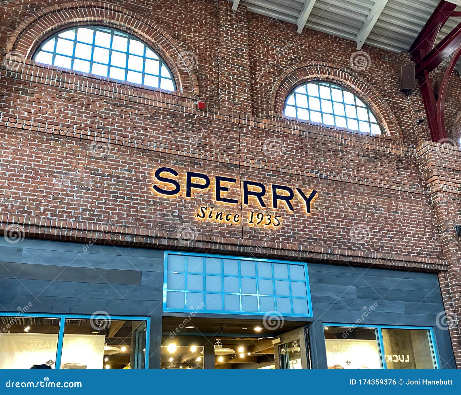 A Sperry Shoe Store At An Indoor Mall Editorial Photo