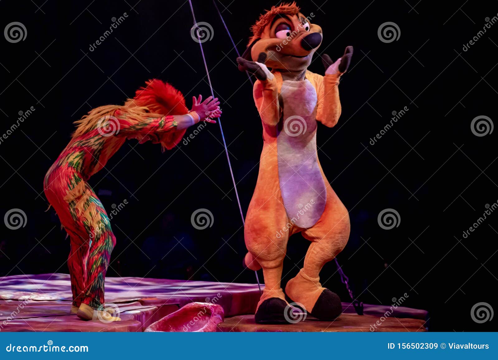 Monkey Acrobat and Timon in Lion King Festival at Animal Kingdom 49  Editorial Stock Image - Image of expedition, august: 156502309