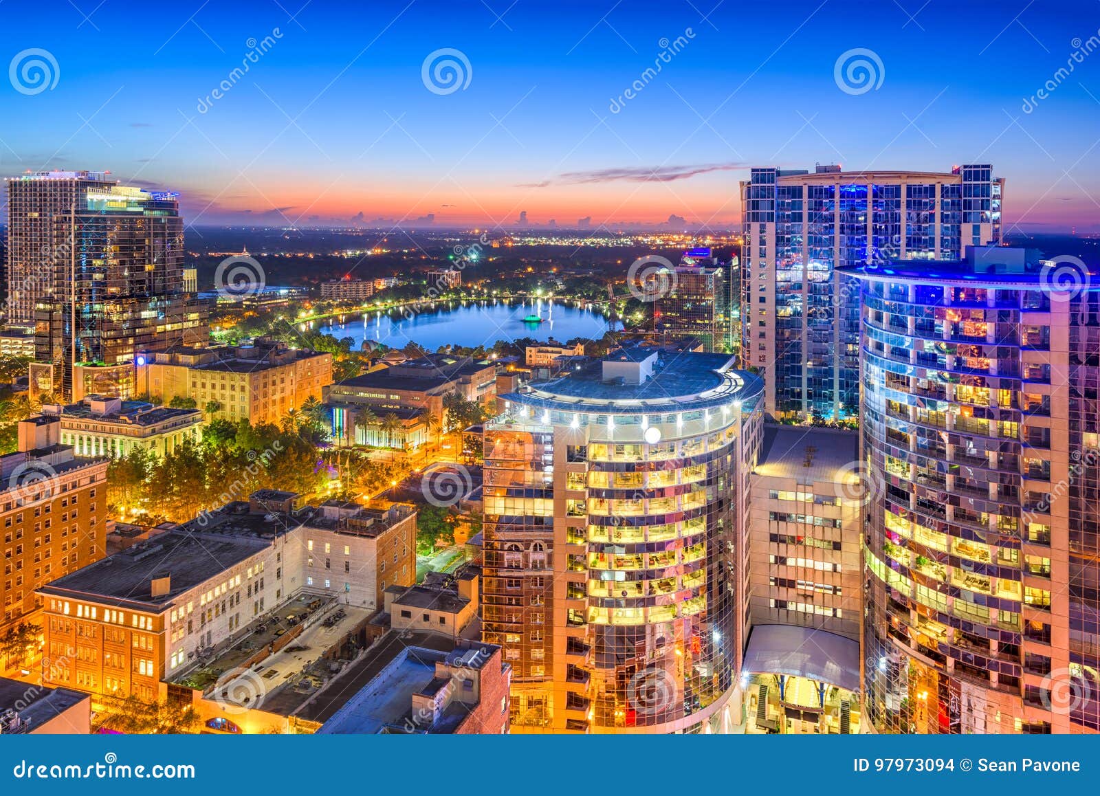 Orlando, Florida, de V.S. stock foto. Image of lucht 97973094