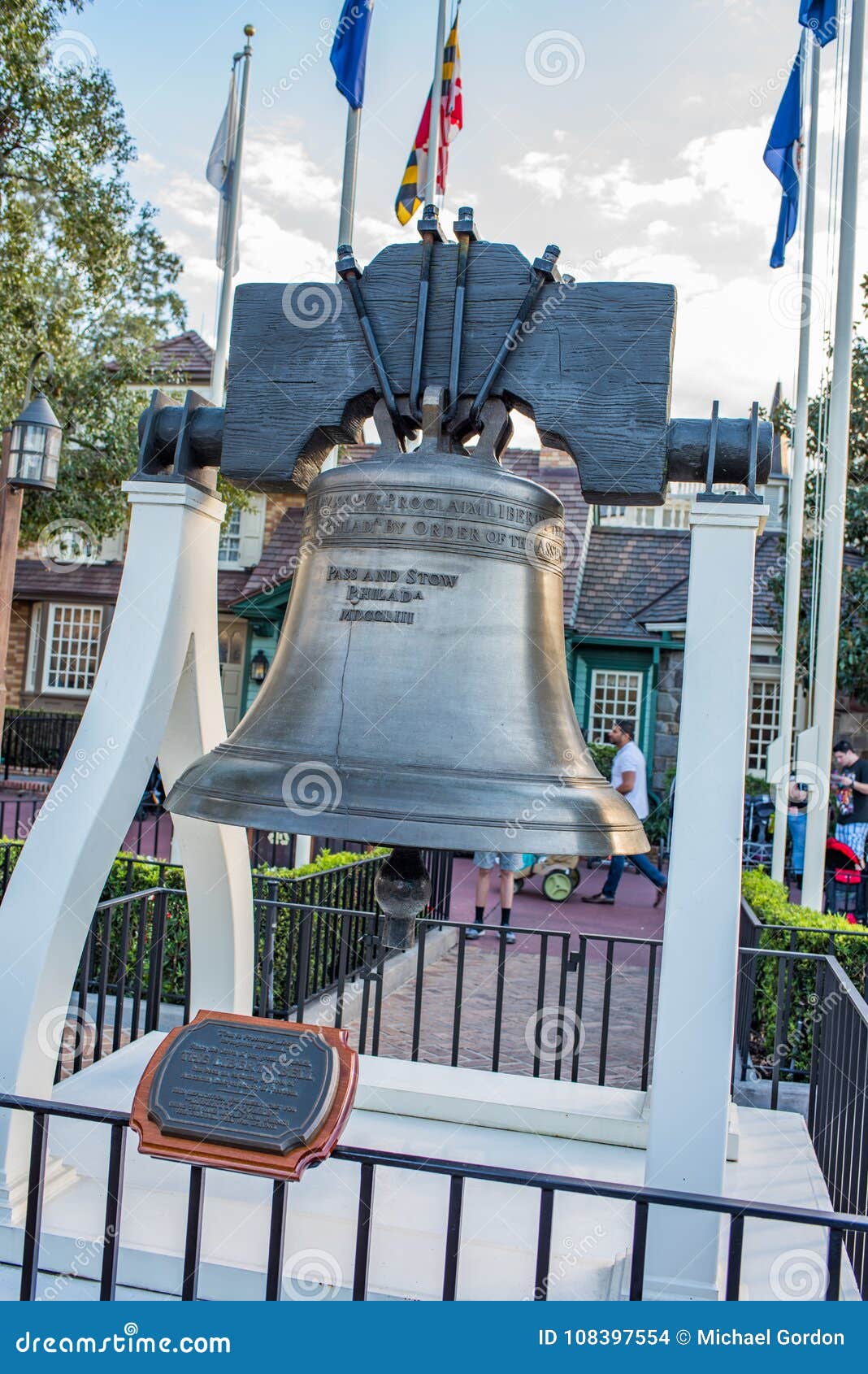 Liberty Square at the Magic Kingdom Editorial Stock Image - Image of