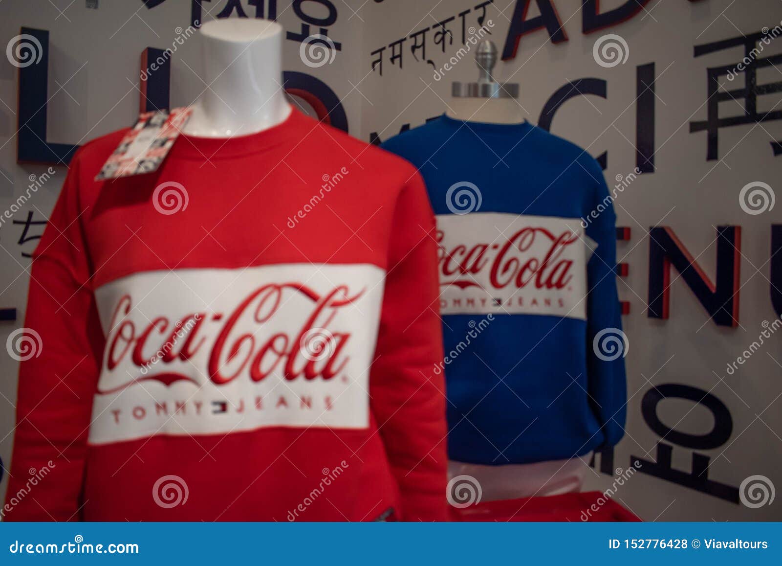 Colorful Coca Cola Clothes by Tommy Hilfiger at Premium Outlet in International Drive 1 Editorial Stock - Image of carolina, 152776428