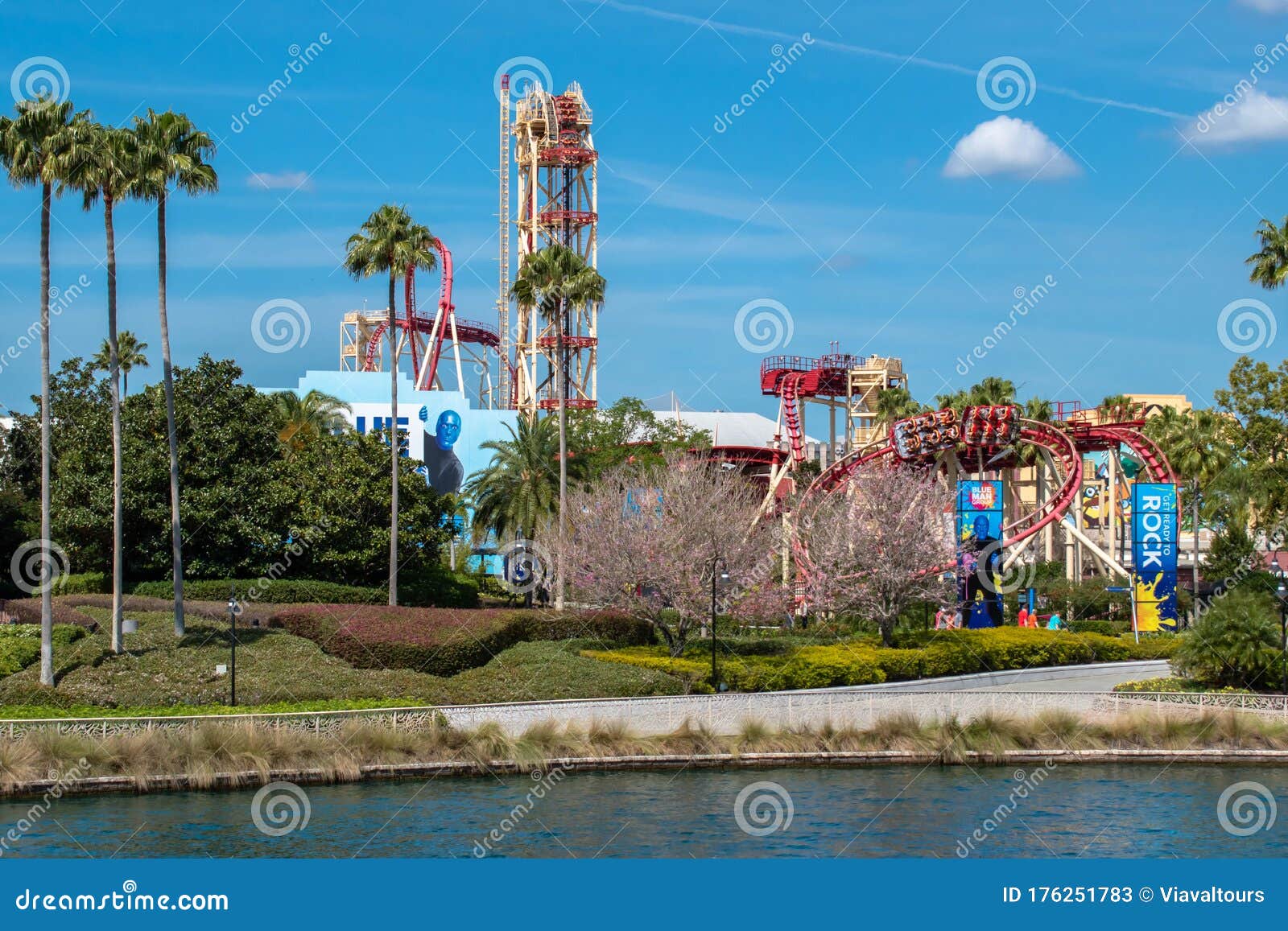 Closeup of Hollywood Rip Ride Roller Coaster car in Hollywood Studios at Universal  Studios in Walt Disney World, Florida Stock Photo - Alamy