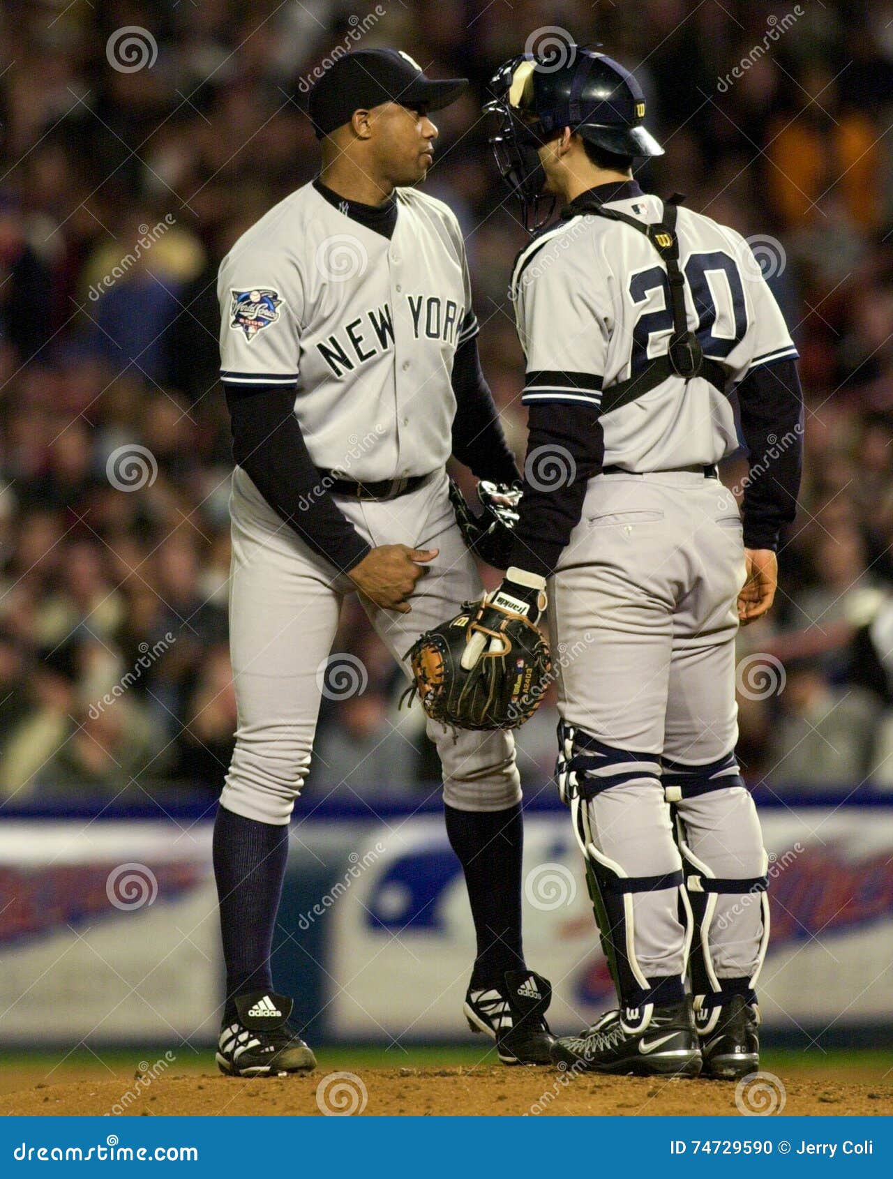 Orlando Hernandez and Jorge Posada Editorial Image - Image of