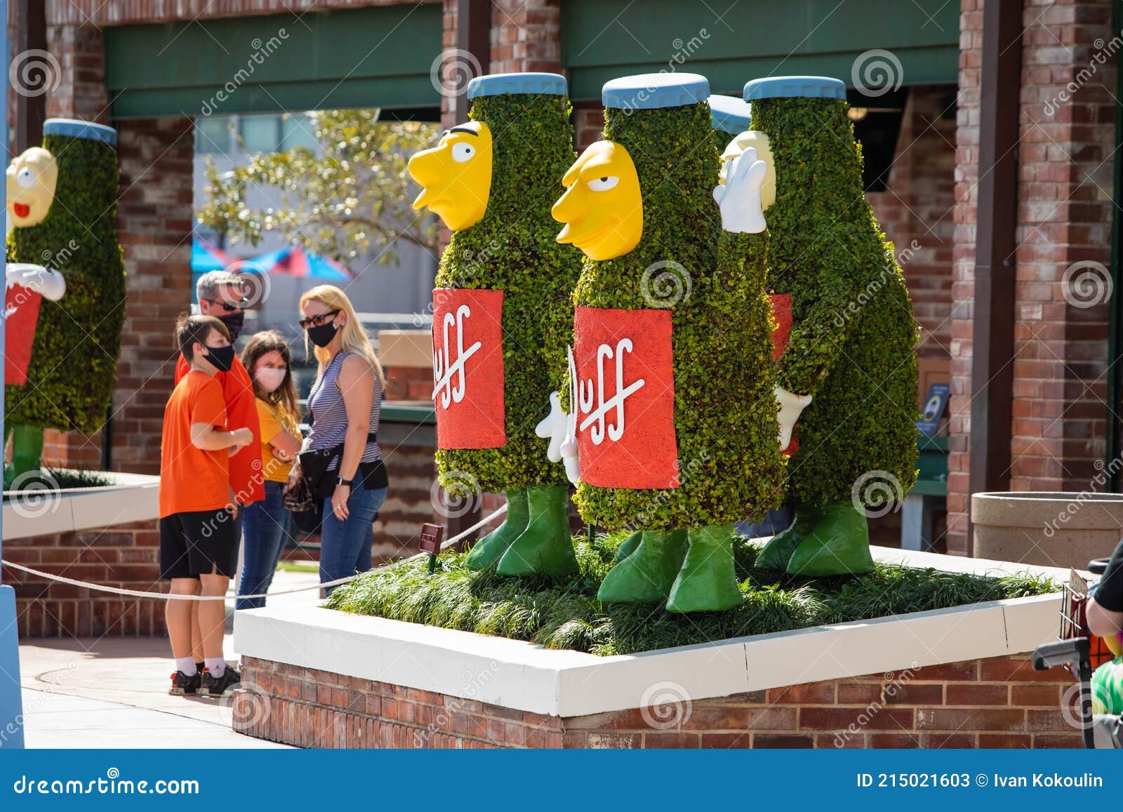 The Simpsons Universal Studios Parks Duffman Duff Beer Can